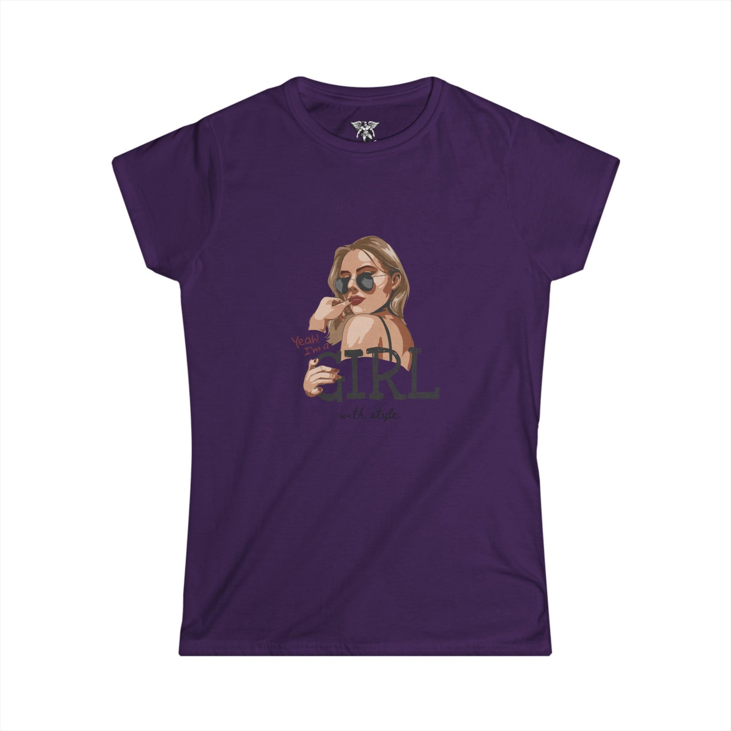 Chic Girl Softstyle Tee | Trendy Women's Shirt