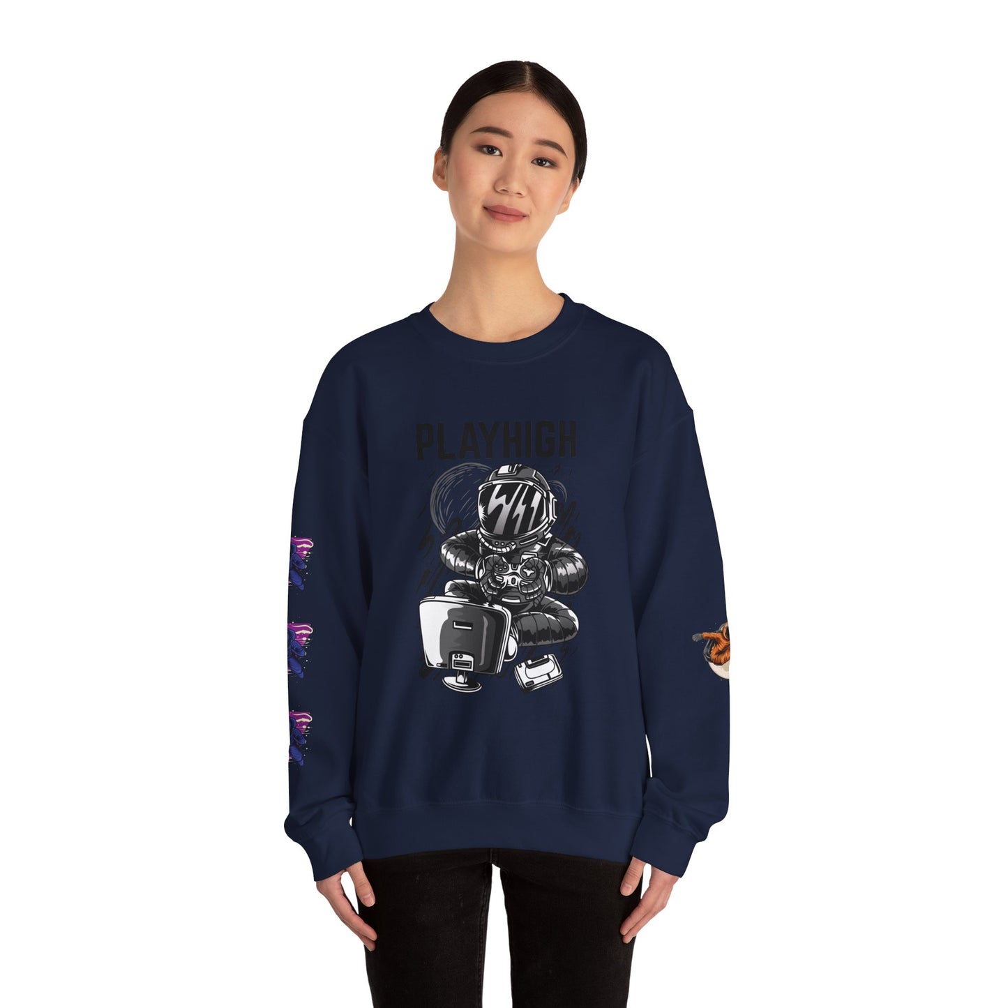 Graphic Crewneck Sweatshirt for Trendy Vibes
