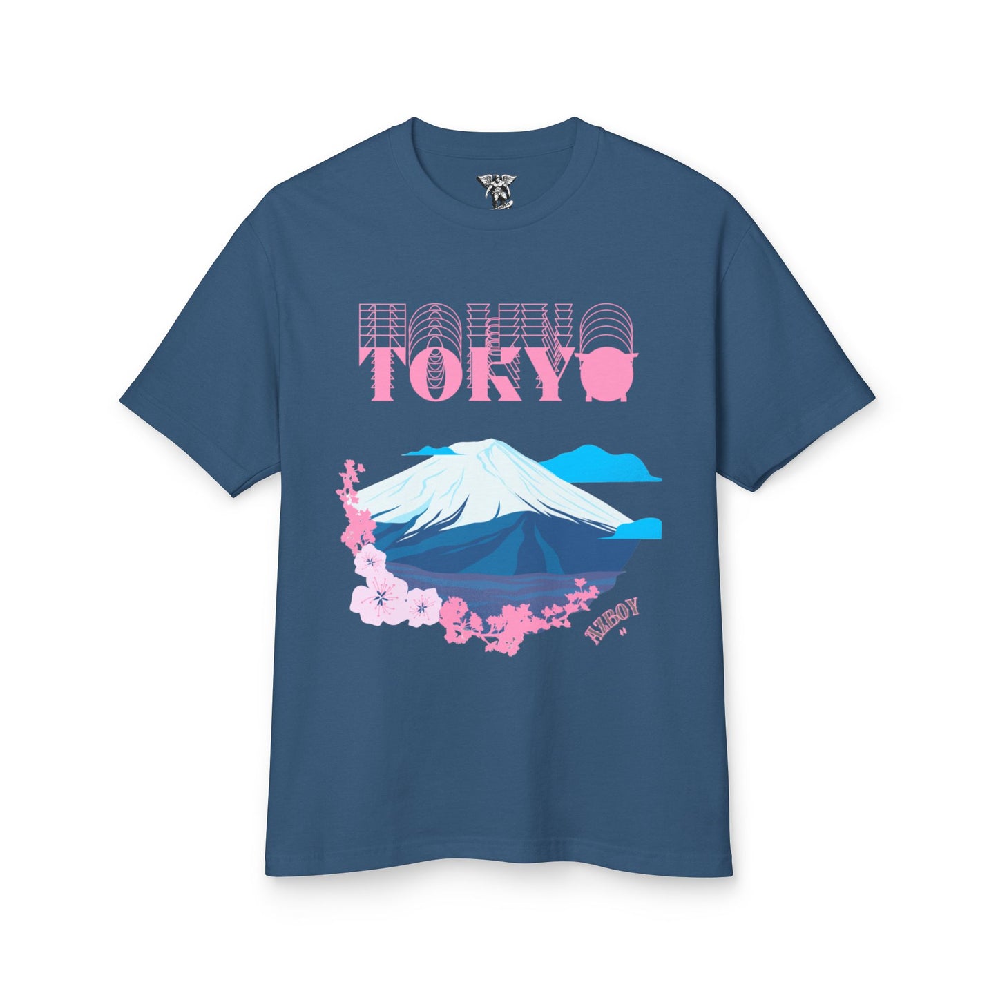 Tokyo Mountains Unisex Garment-Dyed Tee - Summer Vibes and Adventure