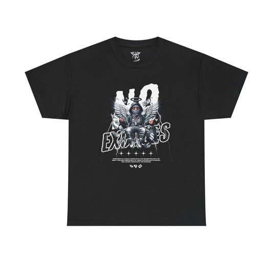 Angelic Skull 'No Excuses' Graphic Tee