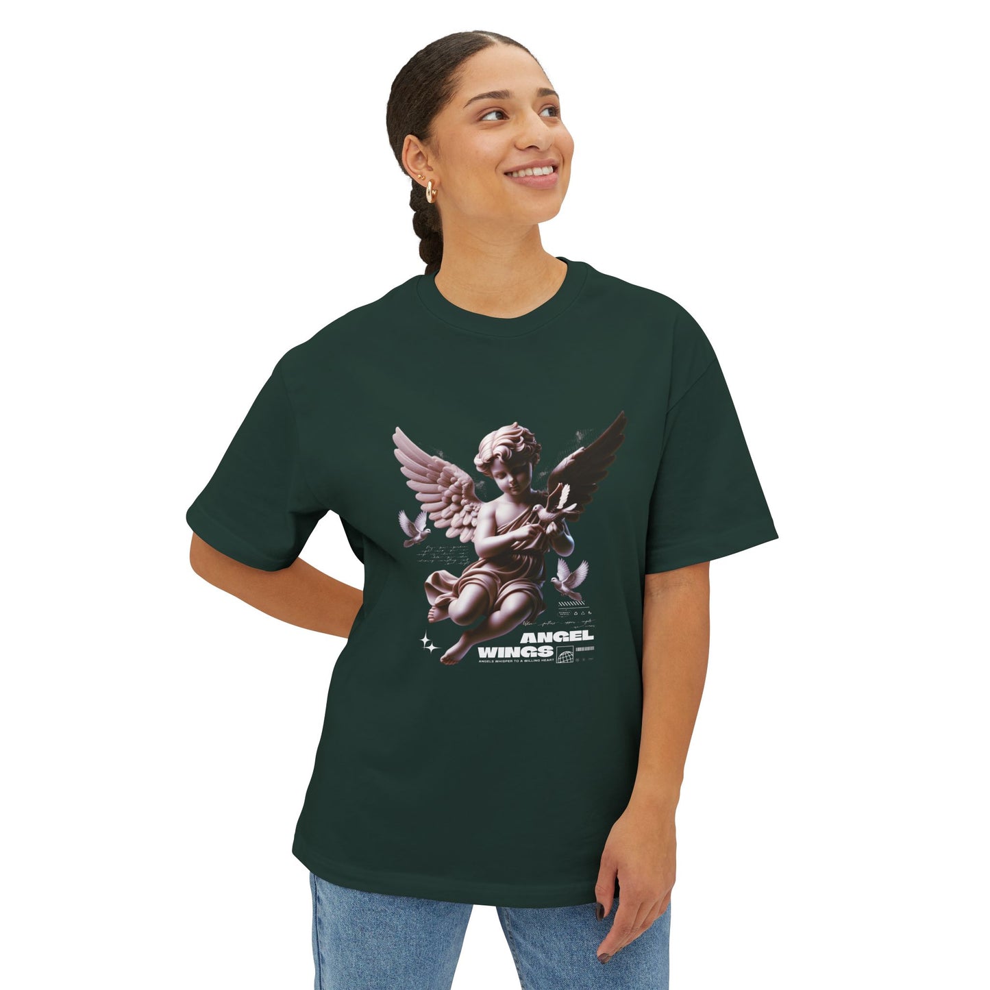 Angel Wings Oversized Tee