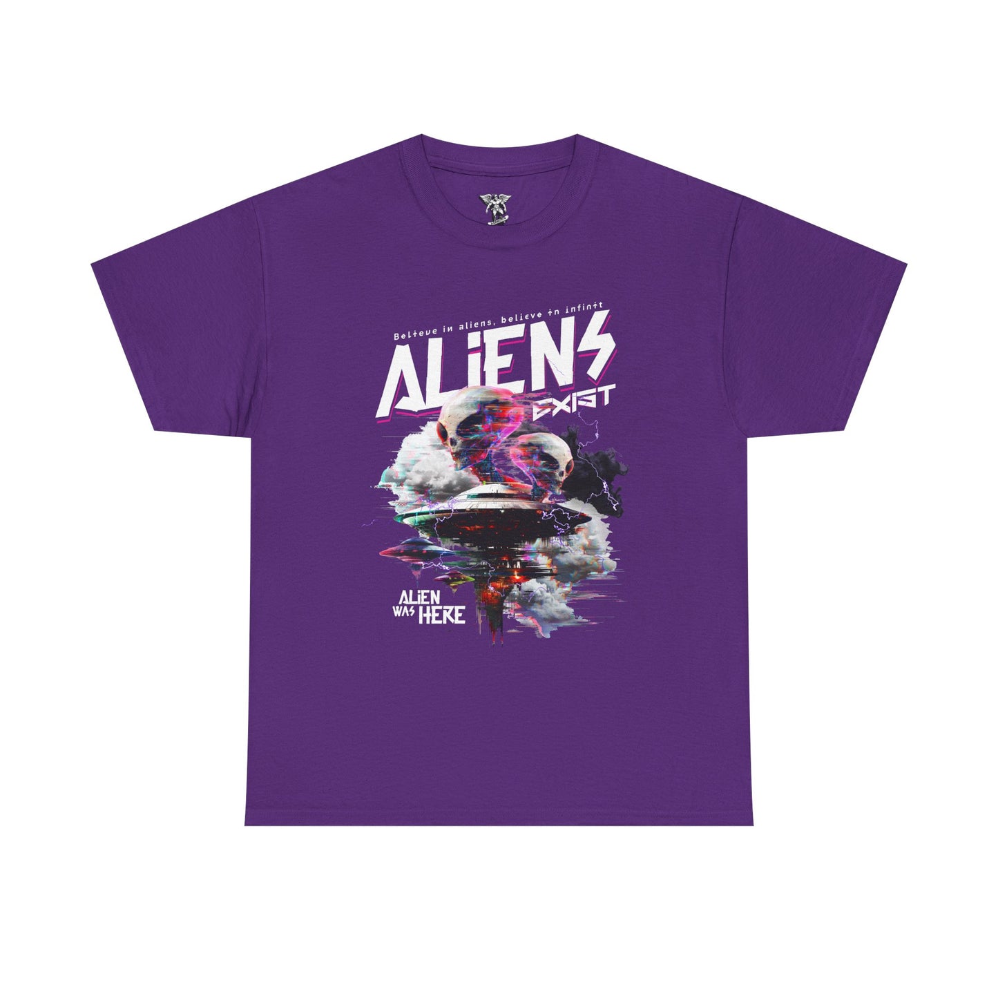 Alien Skull Retro Vaporwave T-Shirt