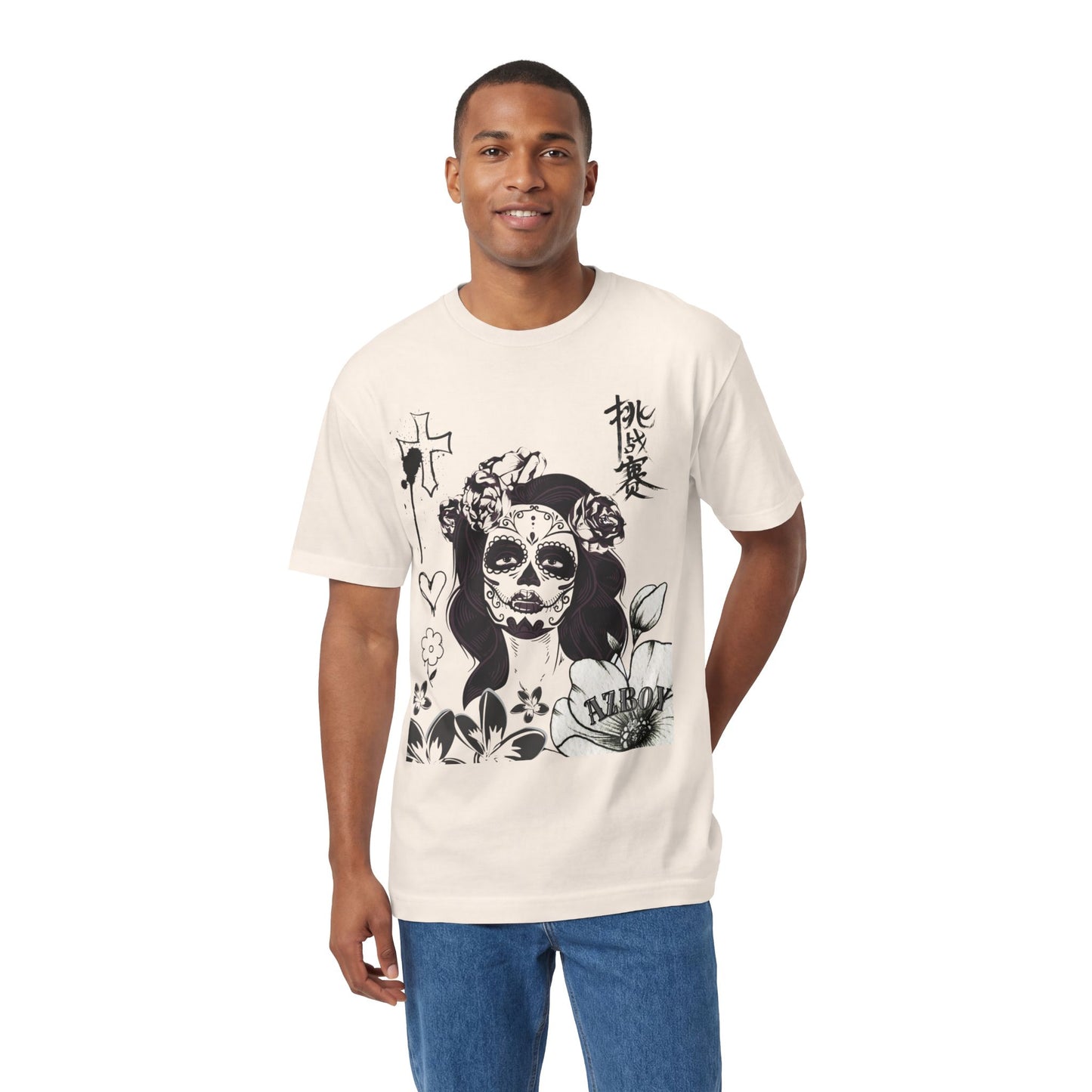 Day of the Dead Skull T-Shirt — Classic AZBOY Tee