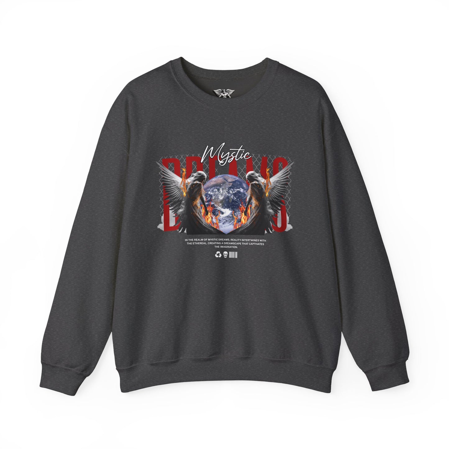 Mystic Eagles Crewneck Sweatshirt — Cozy Spiritual Nature Pullover