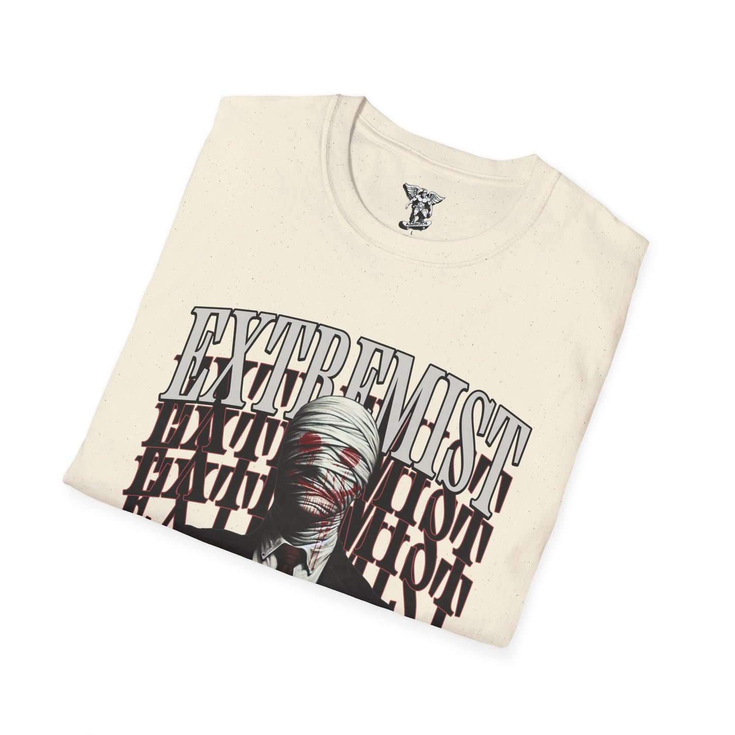Extremist Bandaged Face Suit T-Shirt — Graphic Tee