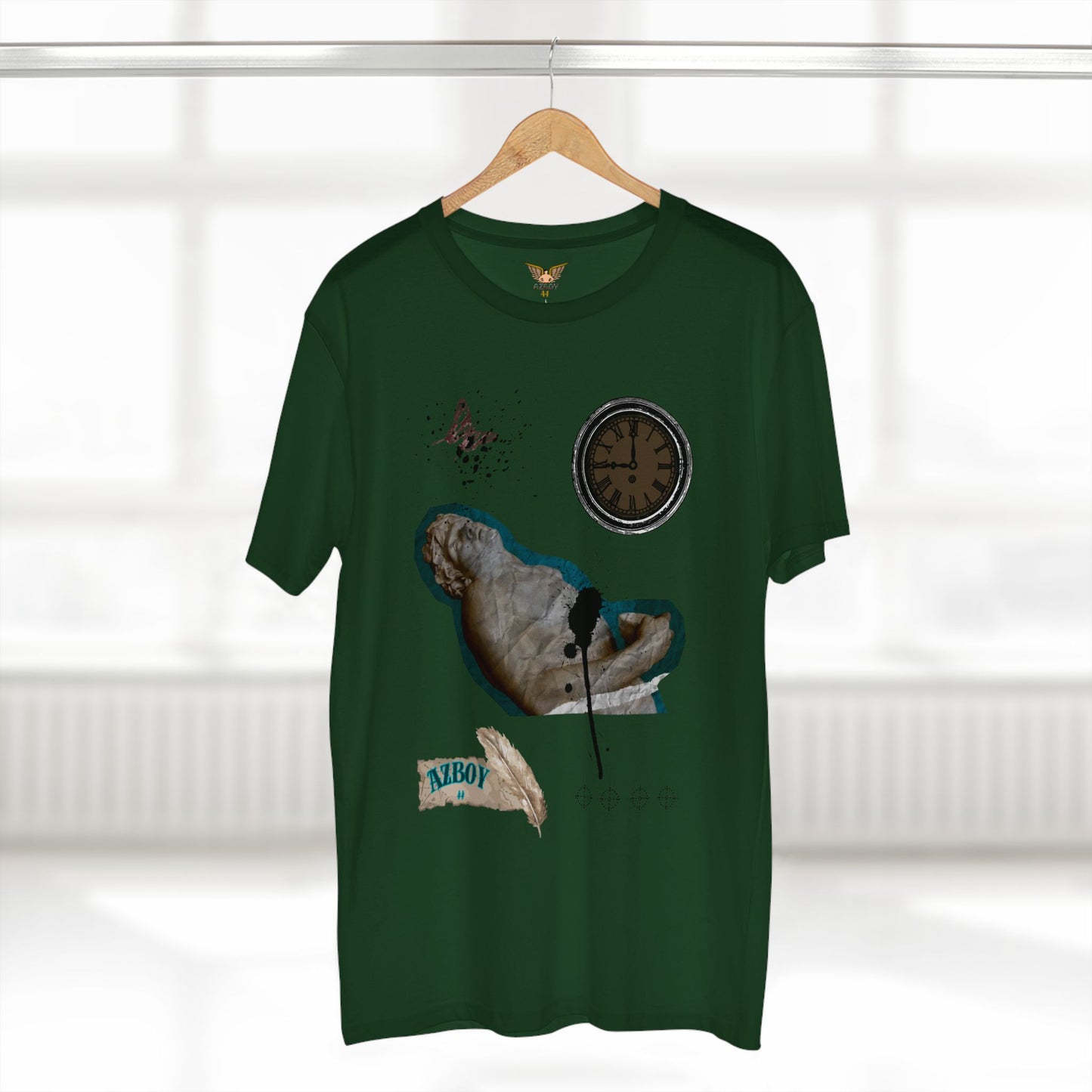 Artistic Adult Staple Tee – Unique Graphic Tee for Creative Souls