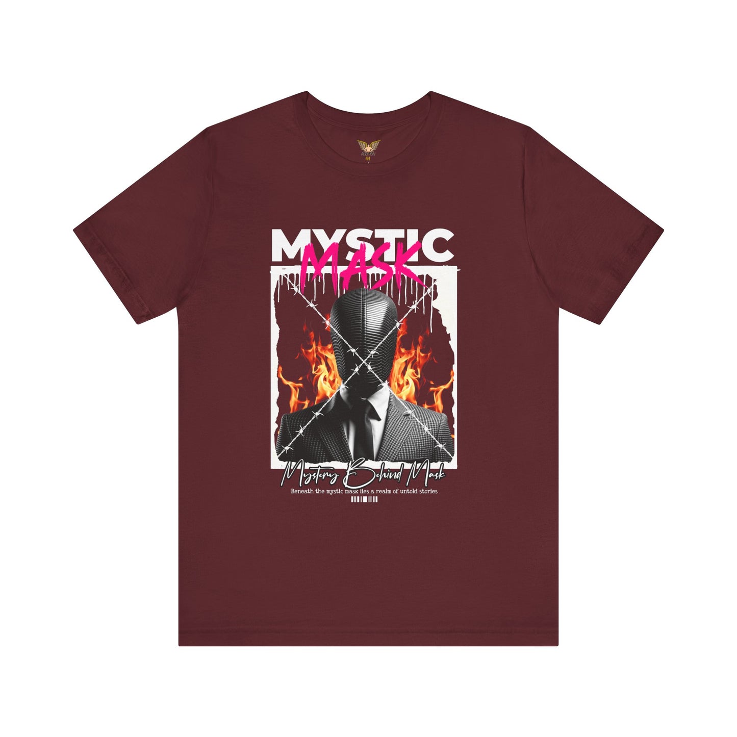 Unisex Graphic Tee with 'MASK' Design - Perfect for Halloween and Movie Nights