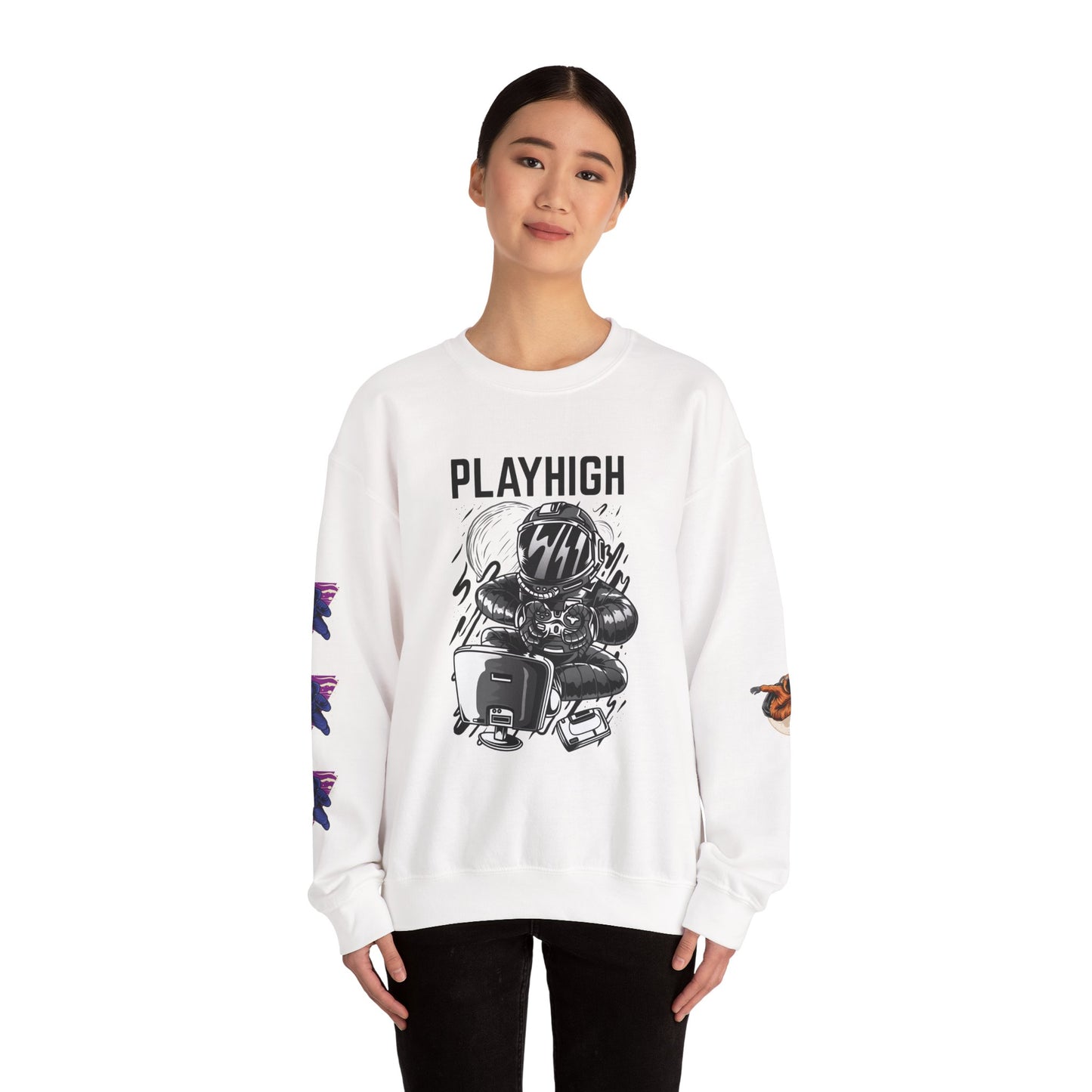 Graphic Crewneck Sweatshirt for Trendy Vibes