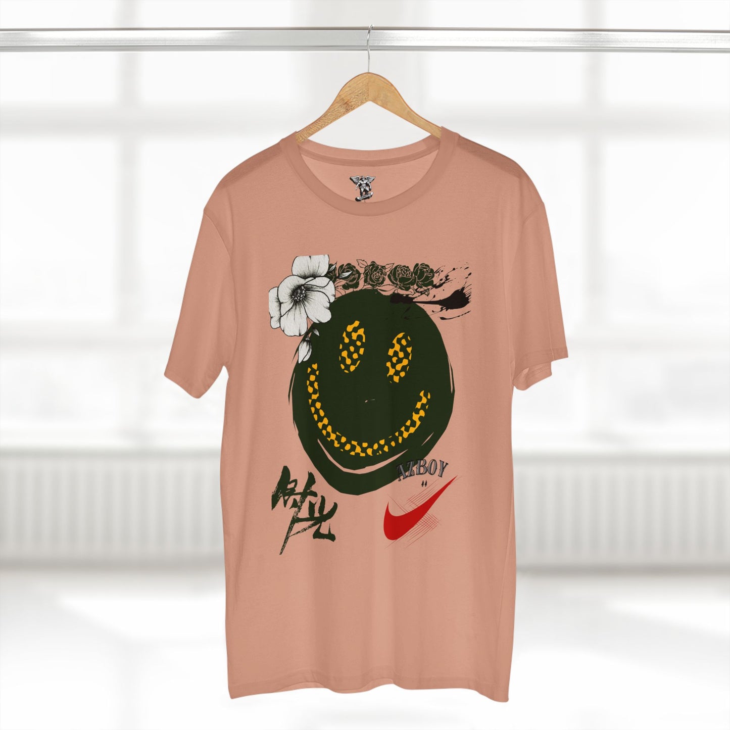 Smiley Graphic Adult Staple Tee — Trendy Streetwear Casual Shirt