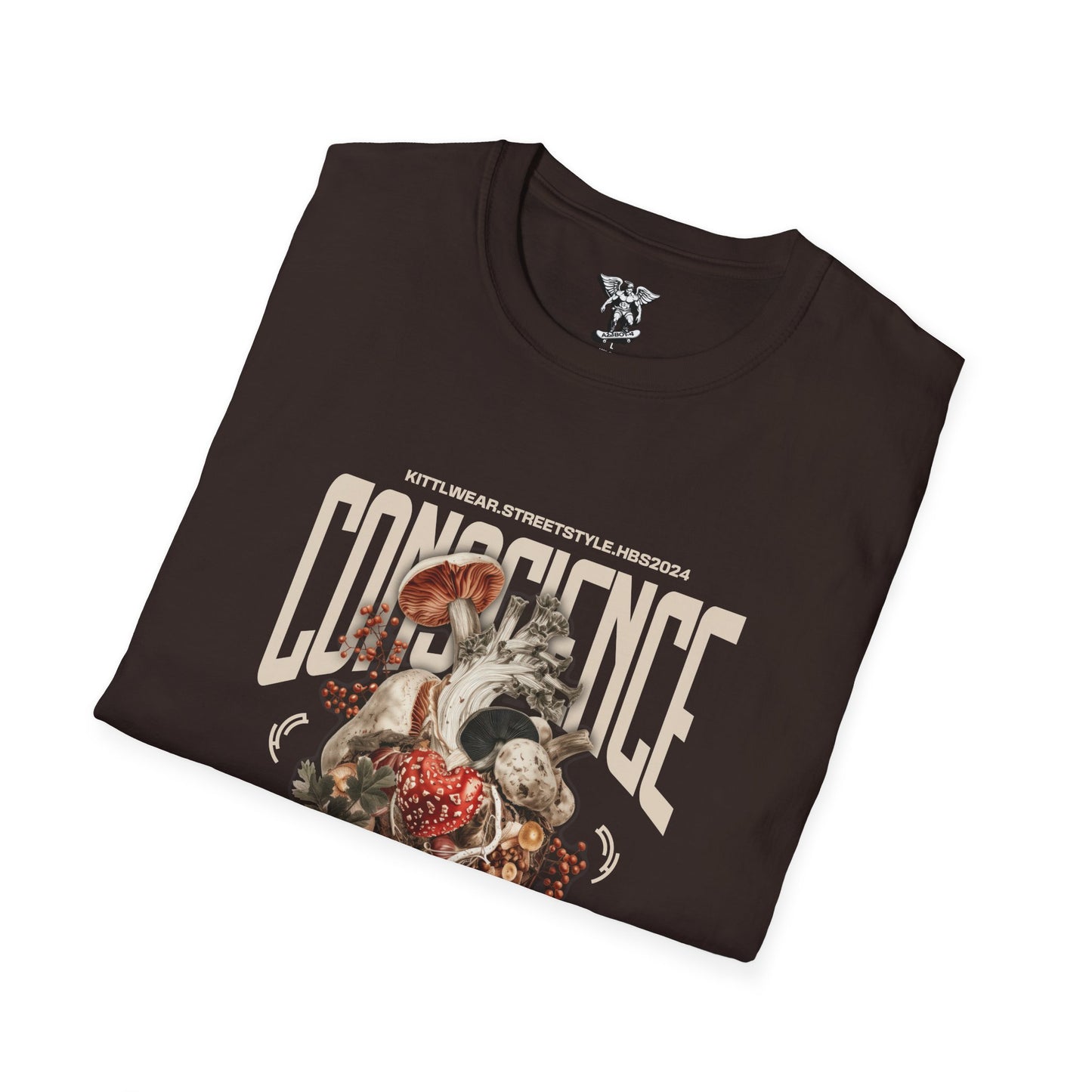 Conscience Floral Skull Vintage Graphic T-Shirt — Retro Band Tee