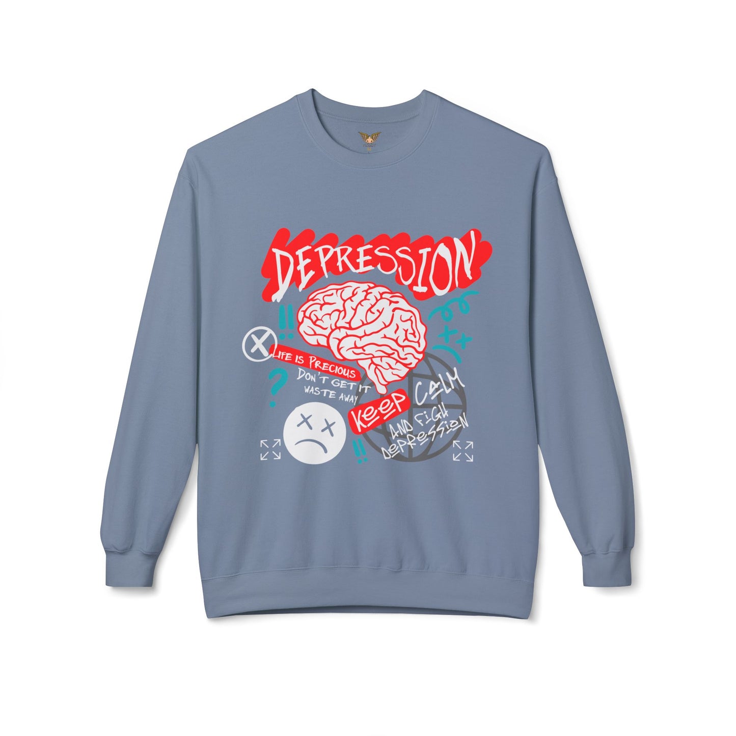 Depression Awareness Fleece Sweatshirt