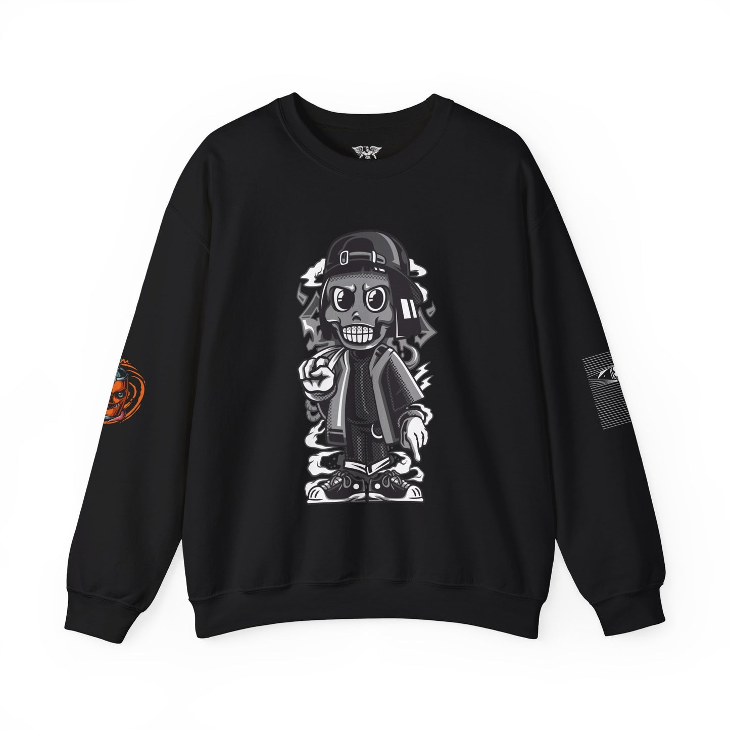 Graphic Unisex Sweatshirt - Casual Fall Streetwear Apparel for Halloween Gift