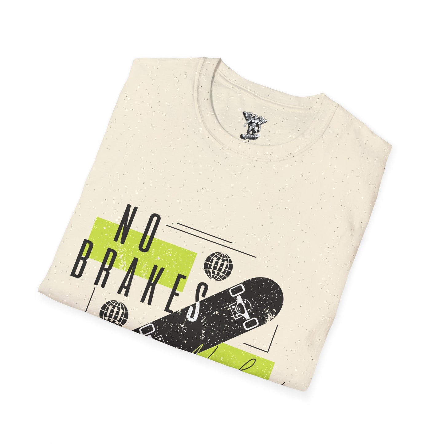 No Brakes Skateboarding T-Shirt