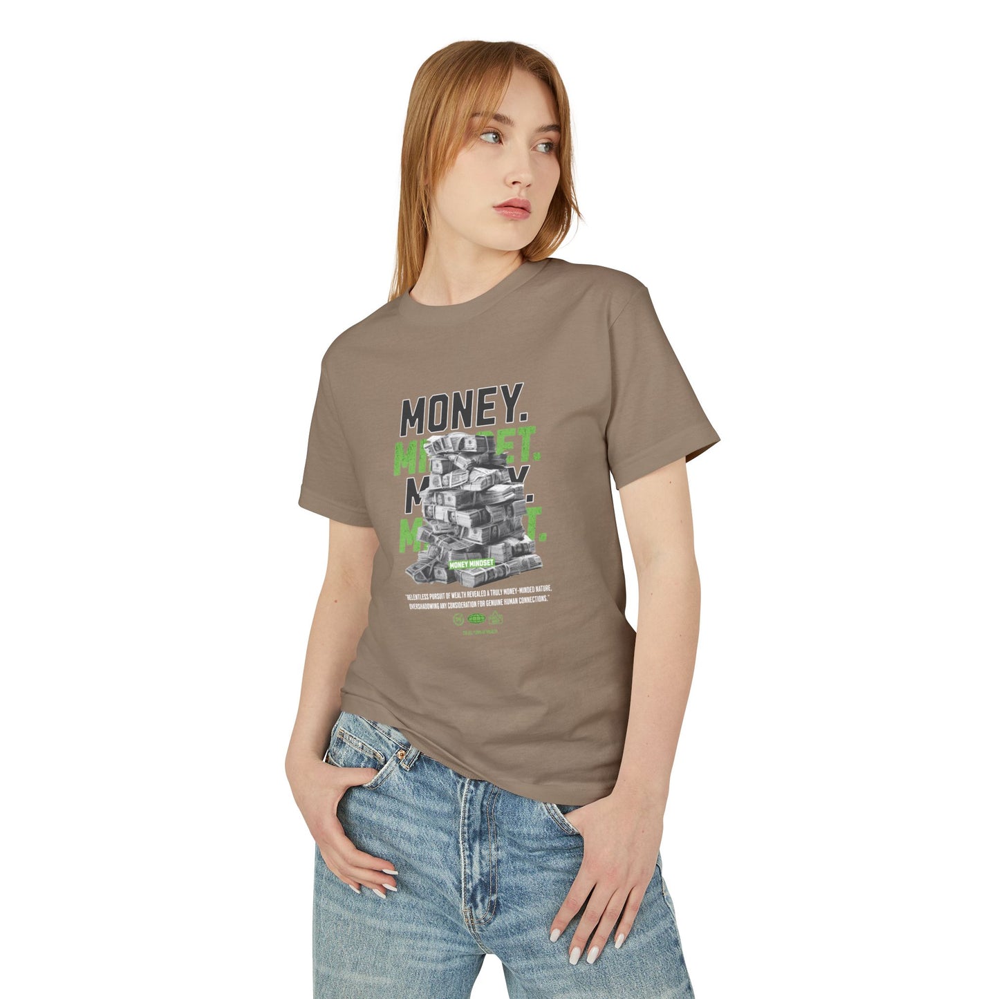 Money Mindset Heavyweight Tee — Motivational Graphic T-Shirt