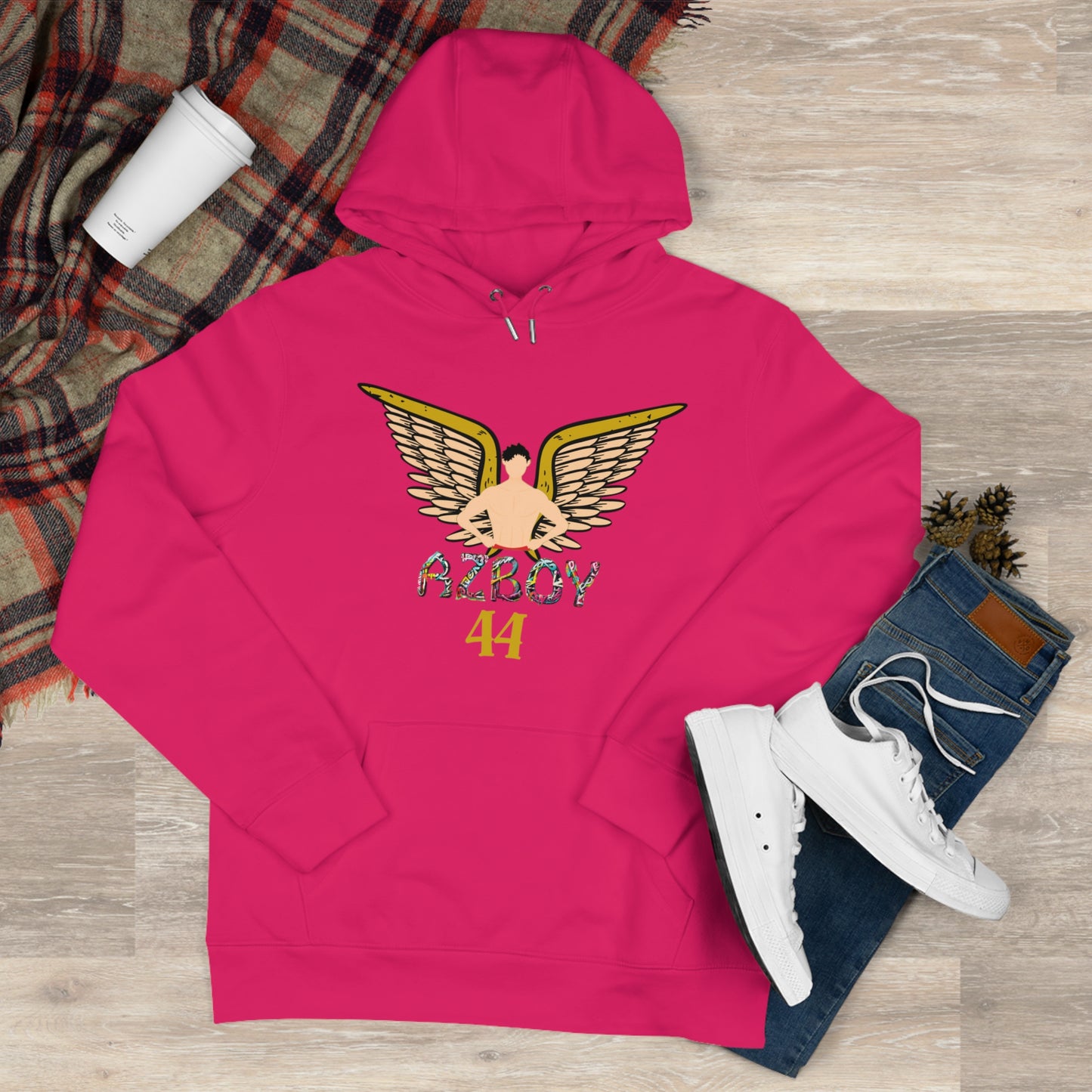 Angel Hooded Sweatshirt - AZBOY44 Design