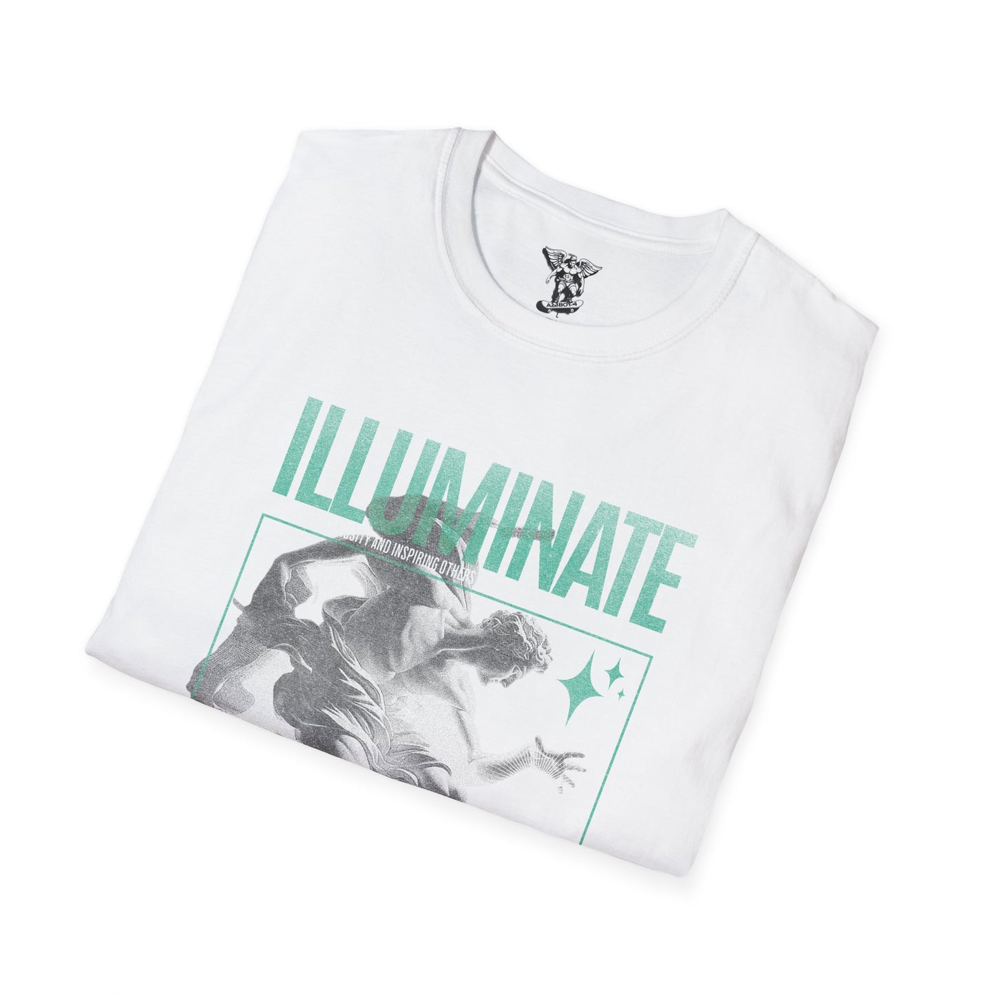 Illuminate Surfer Graphic T-Shirt — Coastal Surf & Skate Vibe