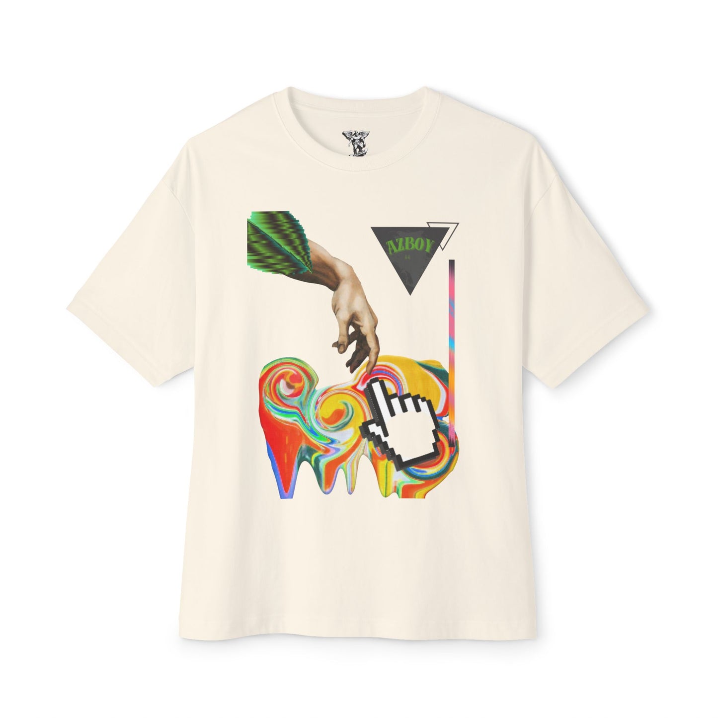 AZBOY44 artwork Oversized Boxy Tee