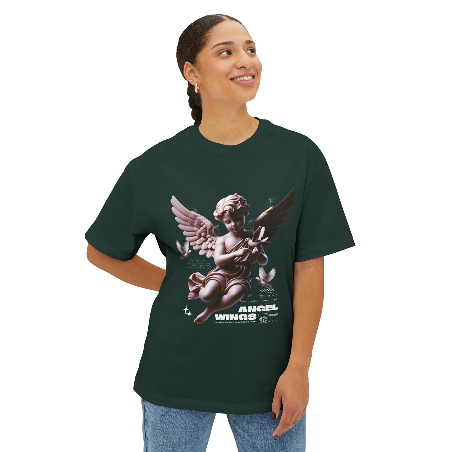 Angel Wings Oversized Tee