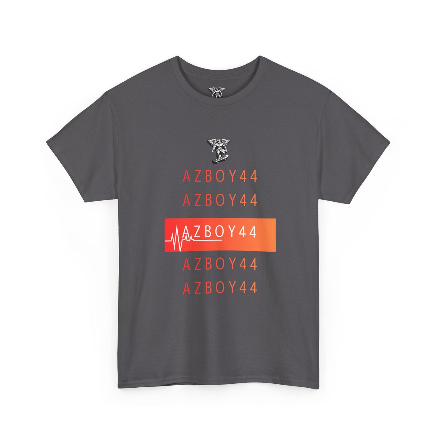 AZBOY44 Graphic Tee — Red Logo T-Shirt