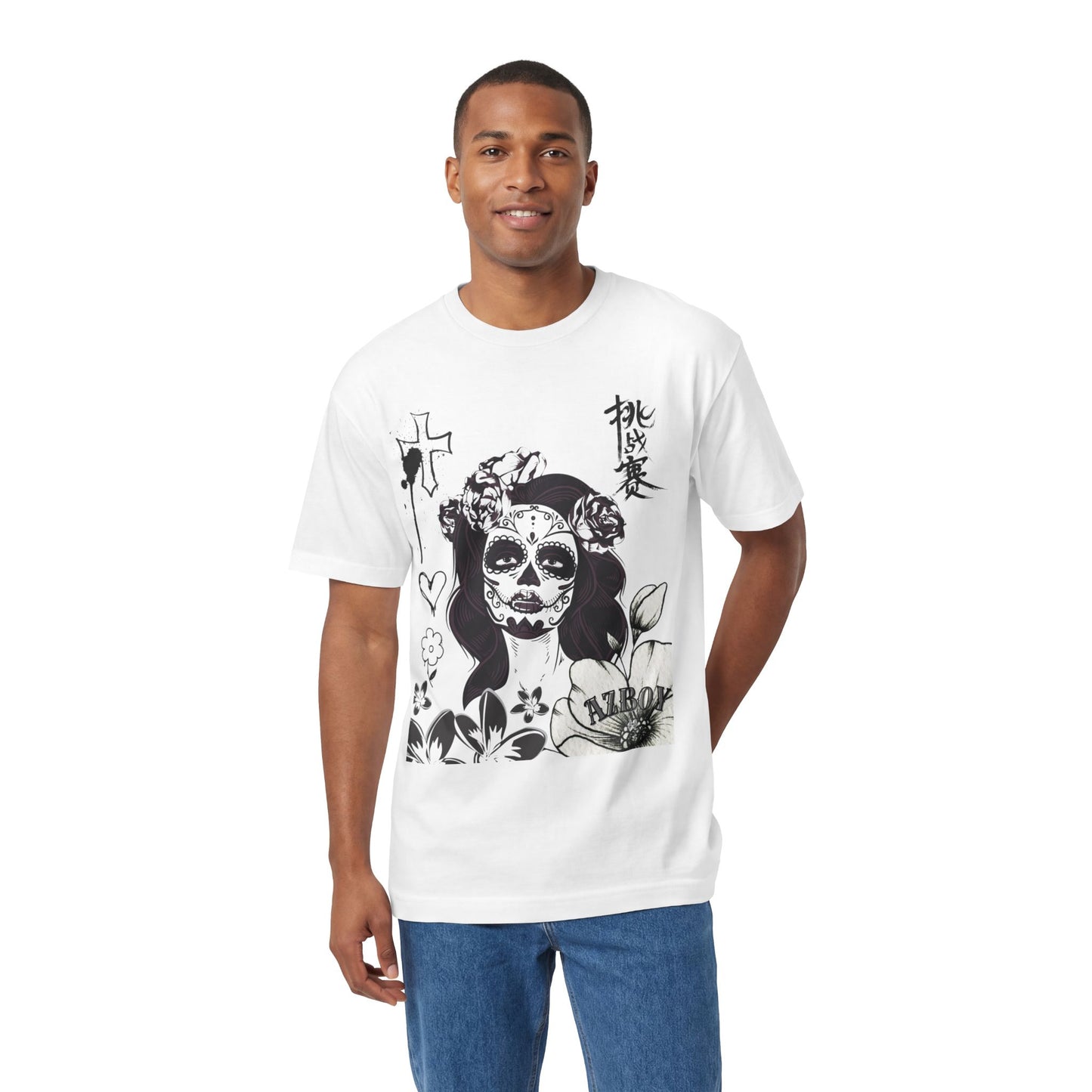 Day of the Dead Skull T-Shirt — Classic AZBOY Tee