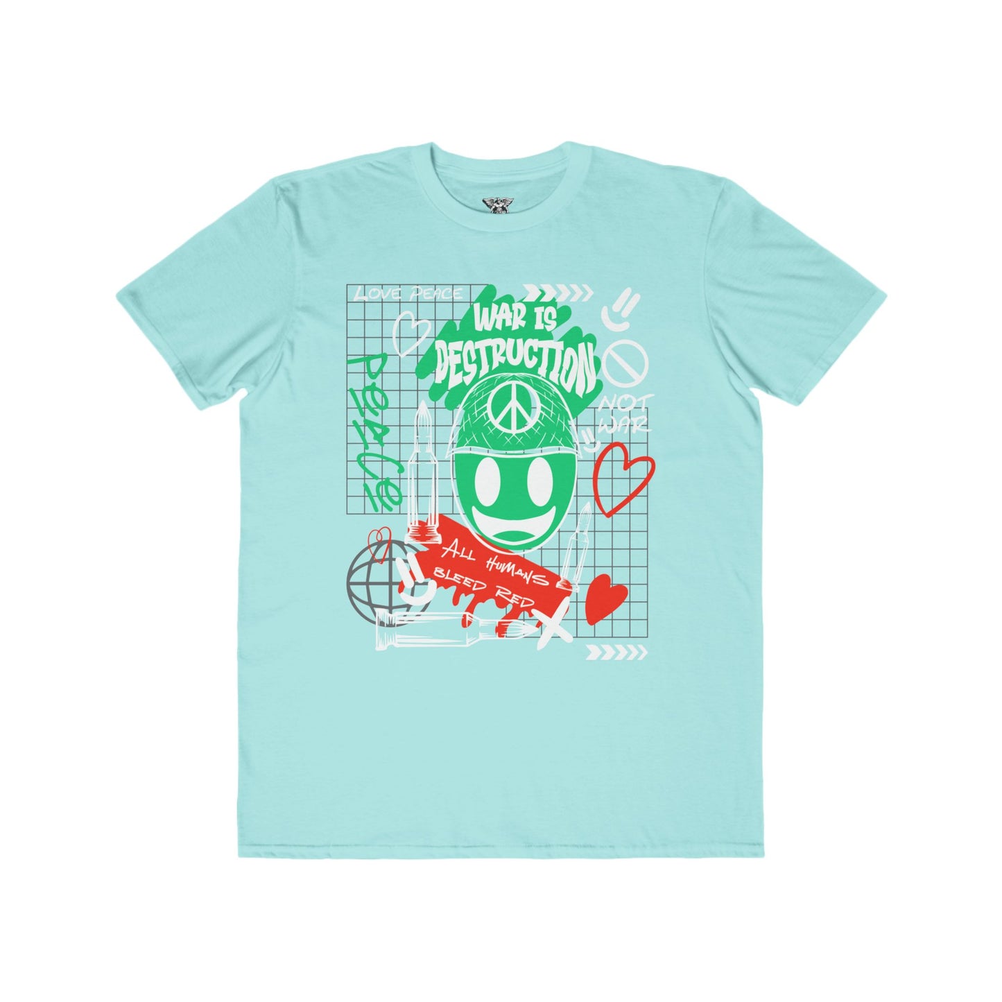 Peace & Love Men's Graphic Tee — Summer Casual Fashion
