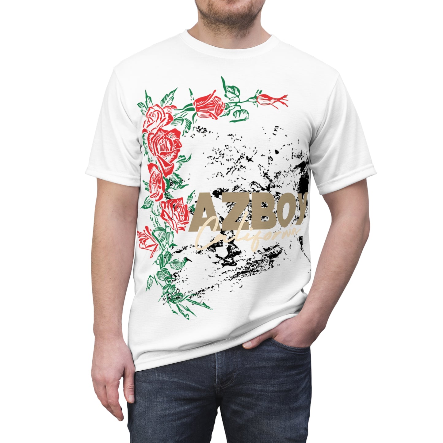 AZBOY Roses (Cut & Sew Tee) (AOP)