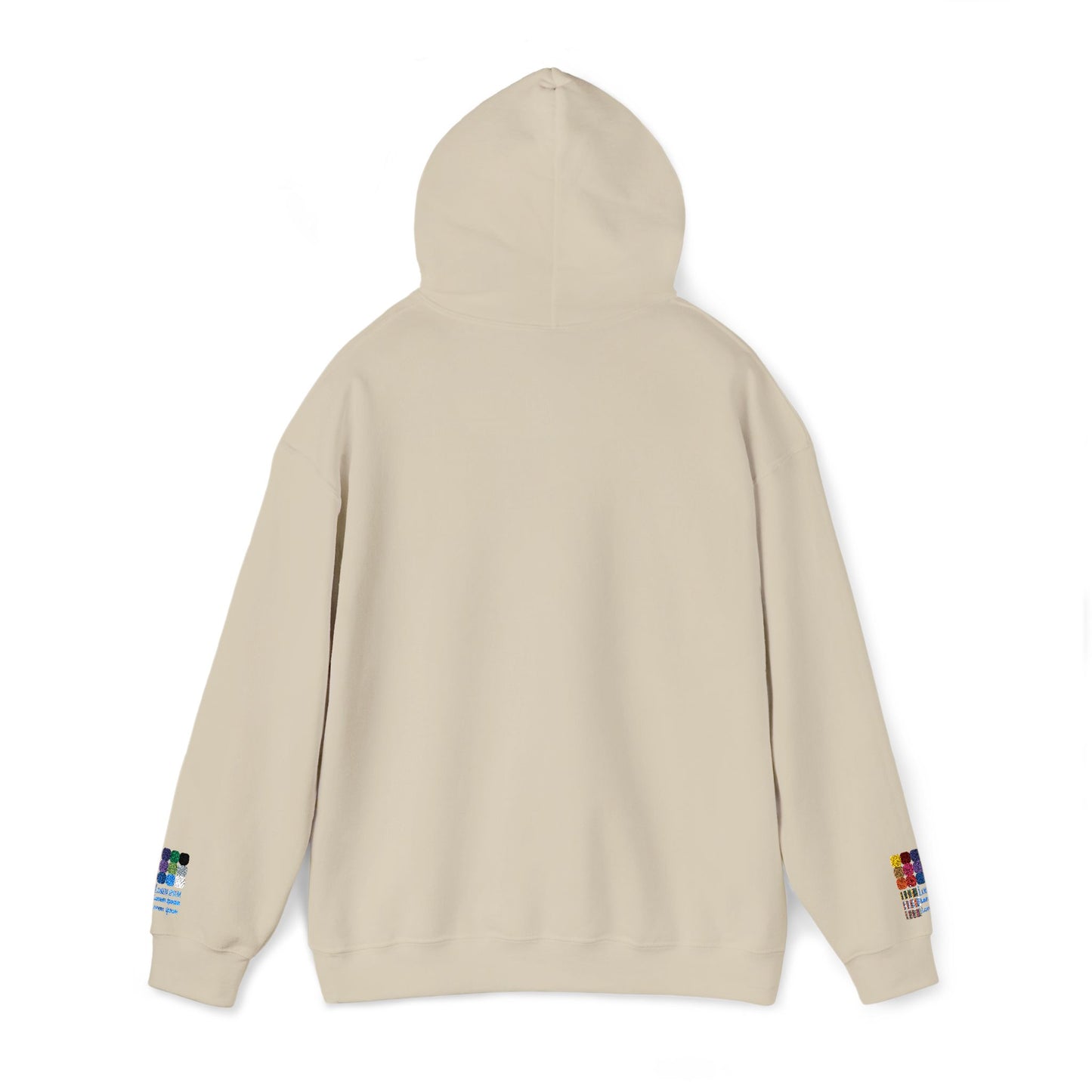 Floral Deer Chest Hoodie — Minimal Botanical Buck Graphic Sweatshirt