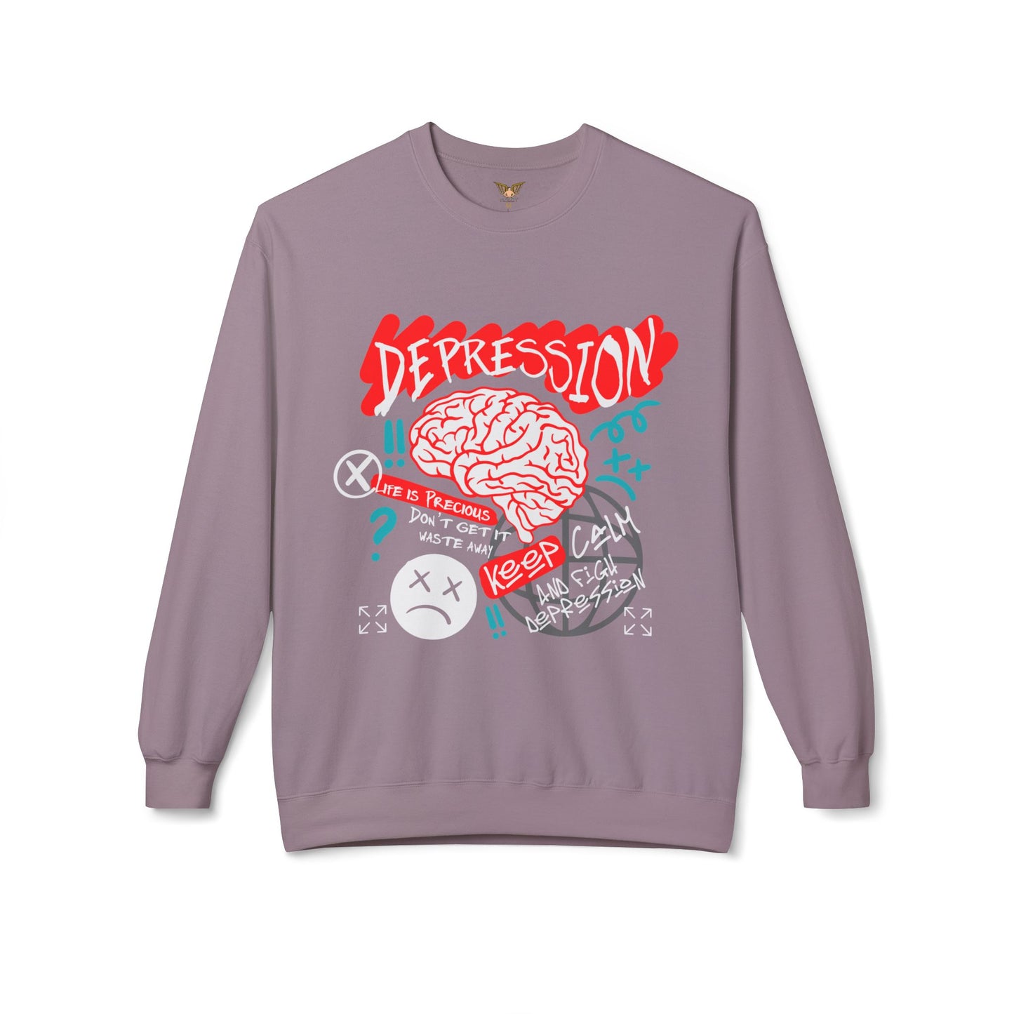 Depression Awareness Fleece Sweatshirt