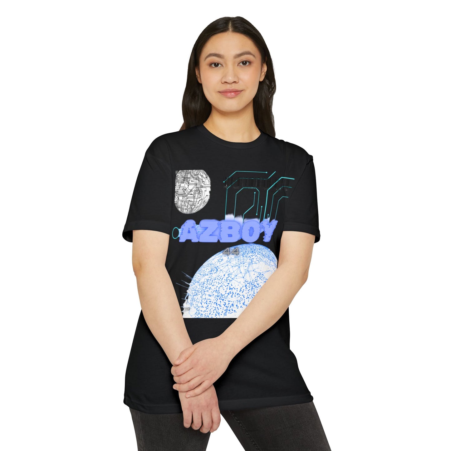 AZBOY Digital world (CVC Jersey T-shirt)