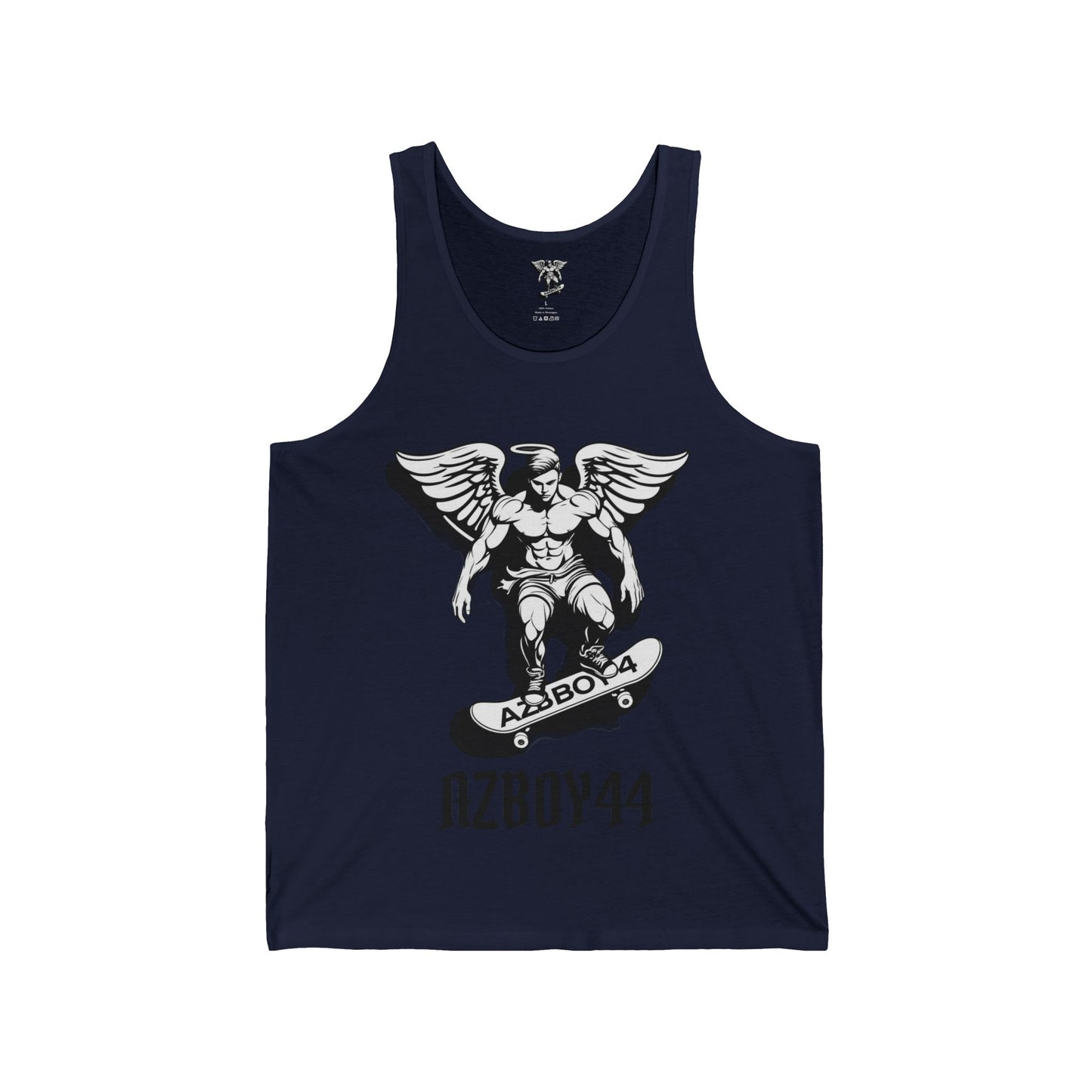 AZBOY44 Skateboarder Graphic Tank