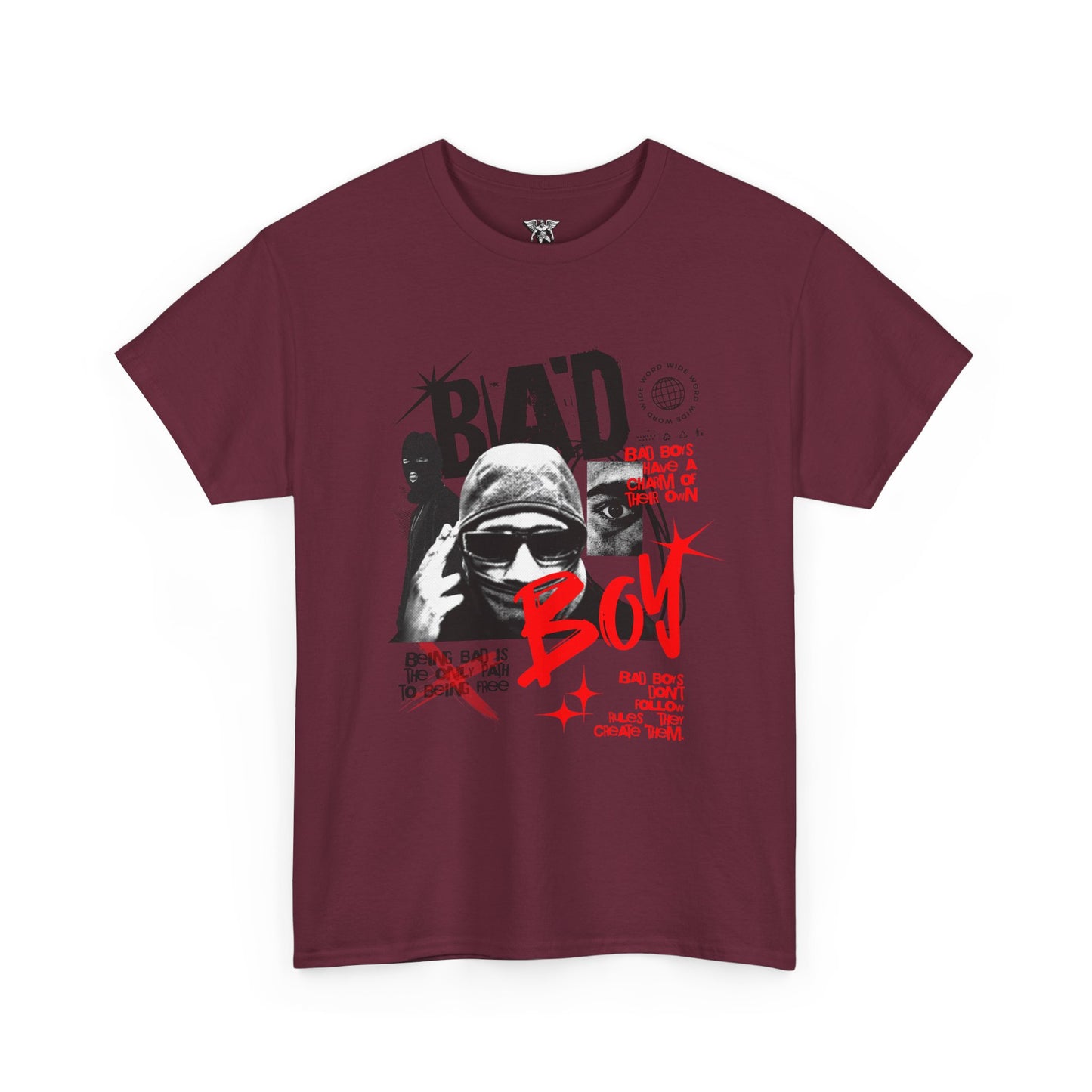 Bad Boy Graphic Tee — Retro Rebel Men's Tee