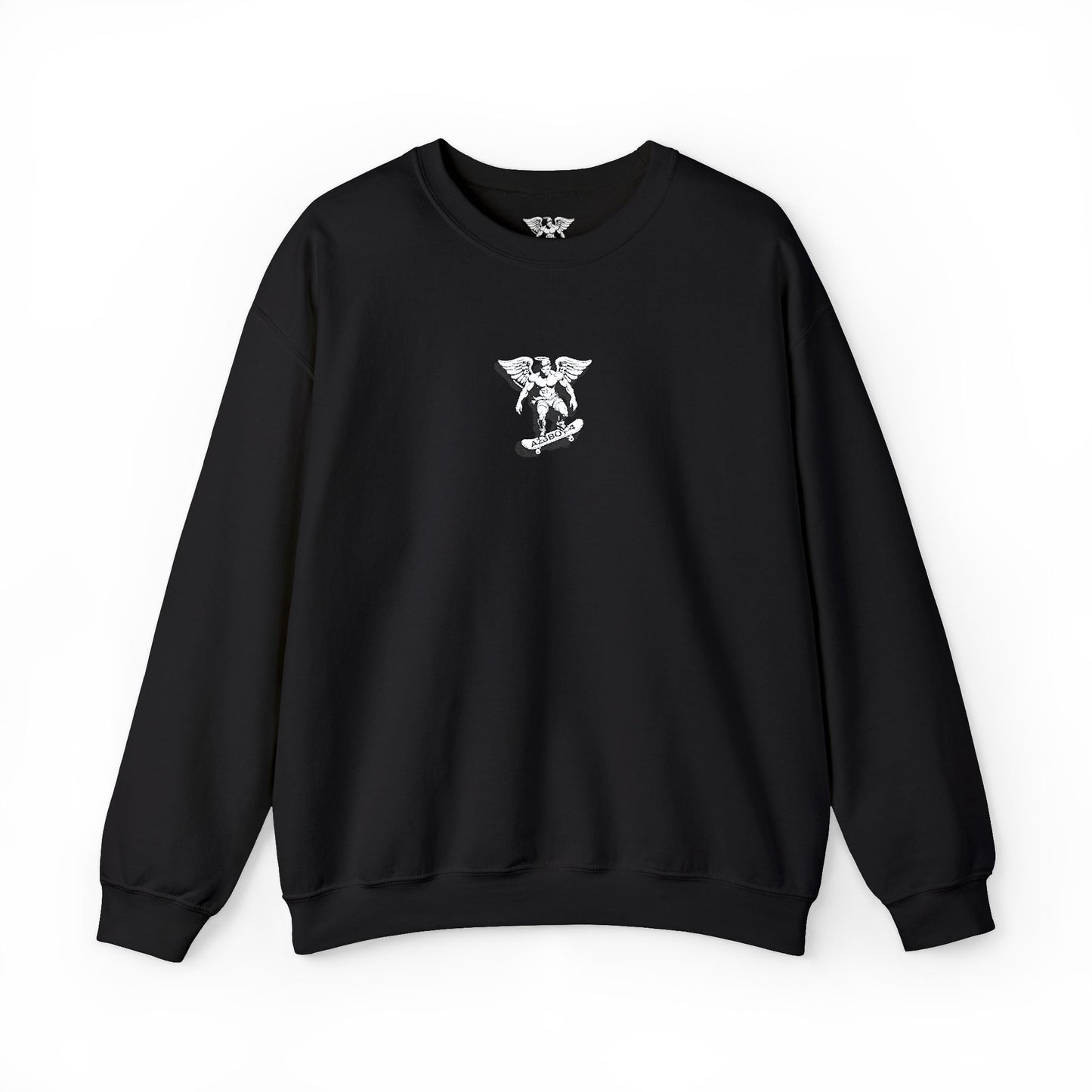 Floral Letter V Crewneck Sweatshirt – Minimal White Monogram Pullover