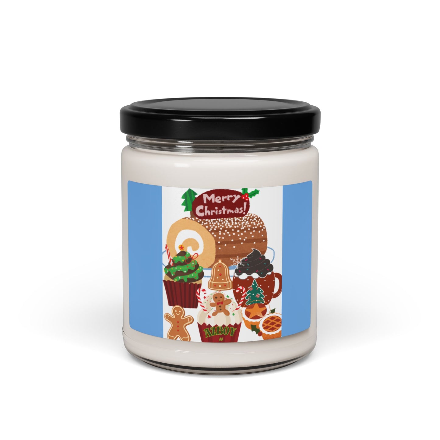 Christmas cookies candy (Scented Soy Candle, 9oz)