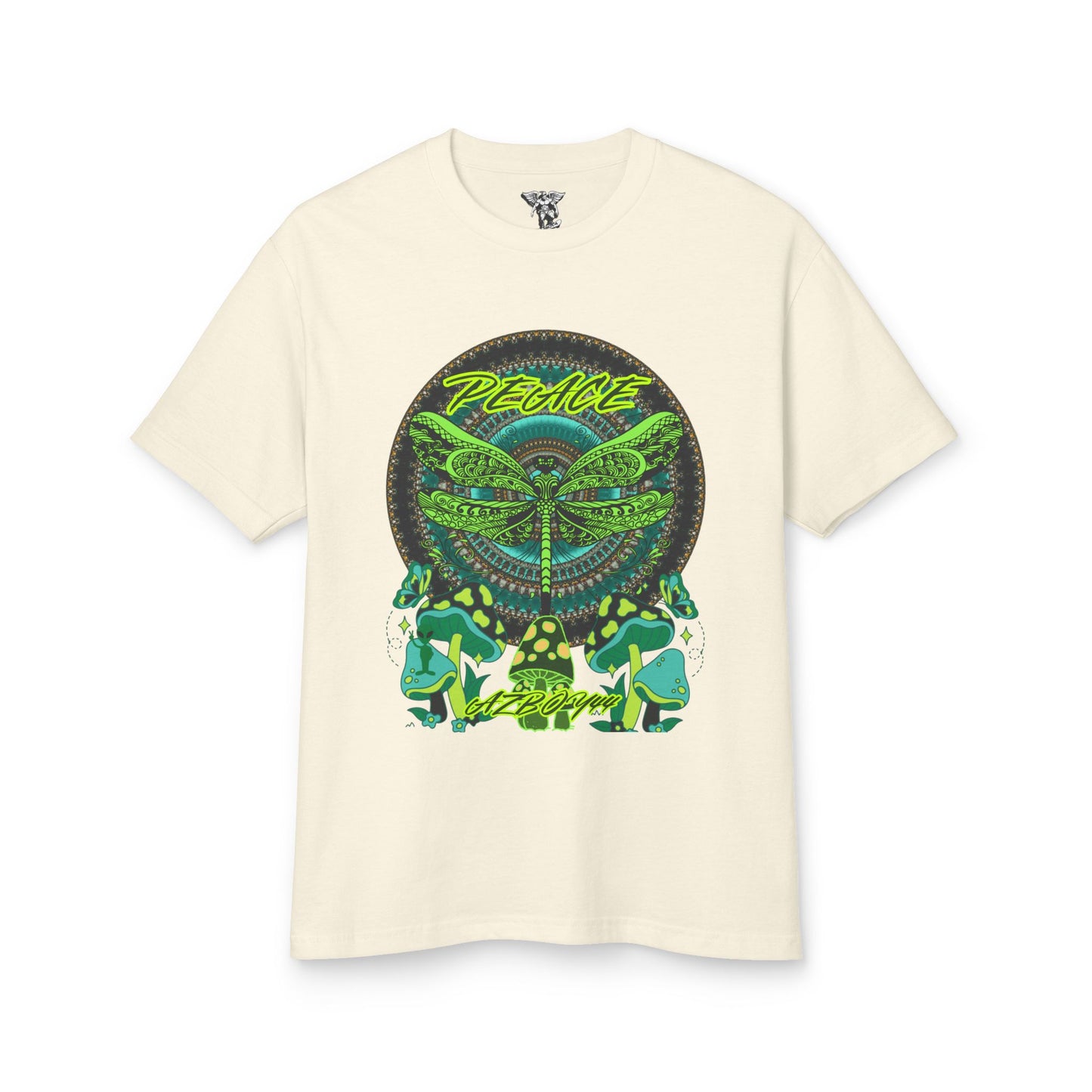 Peace Butterfly Heavyweight Tee — Eco-Friendly Graphic Tee
