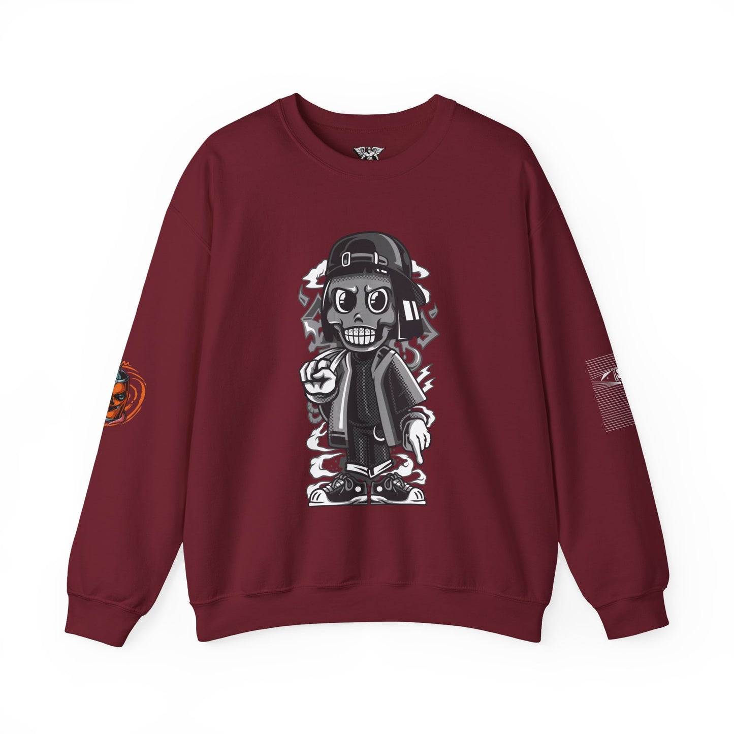 Graphic Unisex Sweatshirt - Casual Fall Streetwear Apparel for Halloween Gift