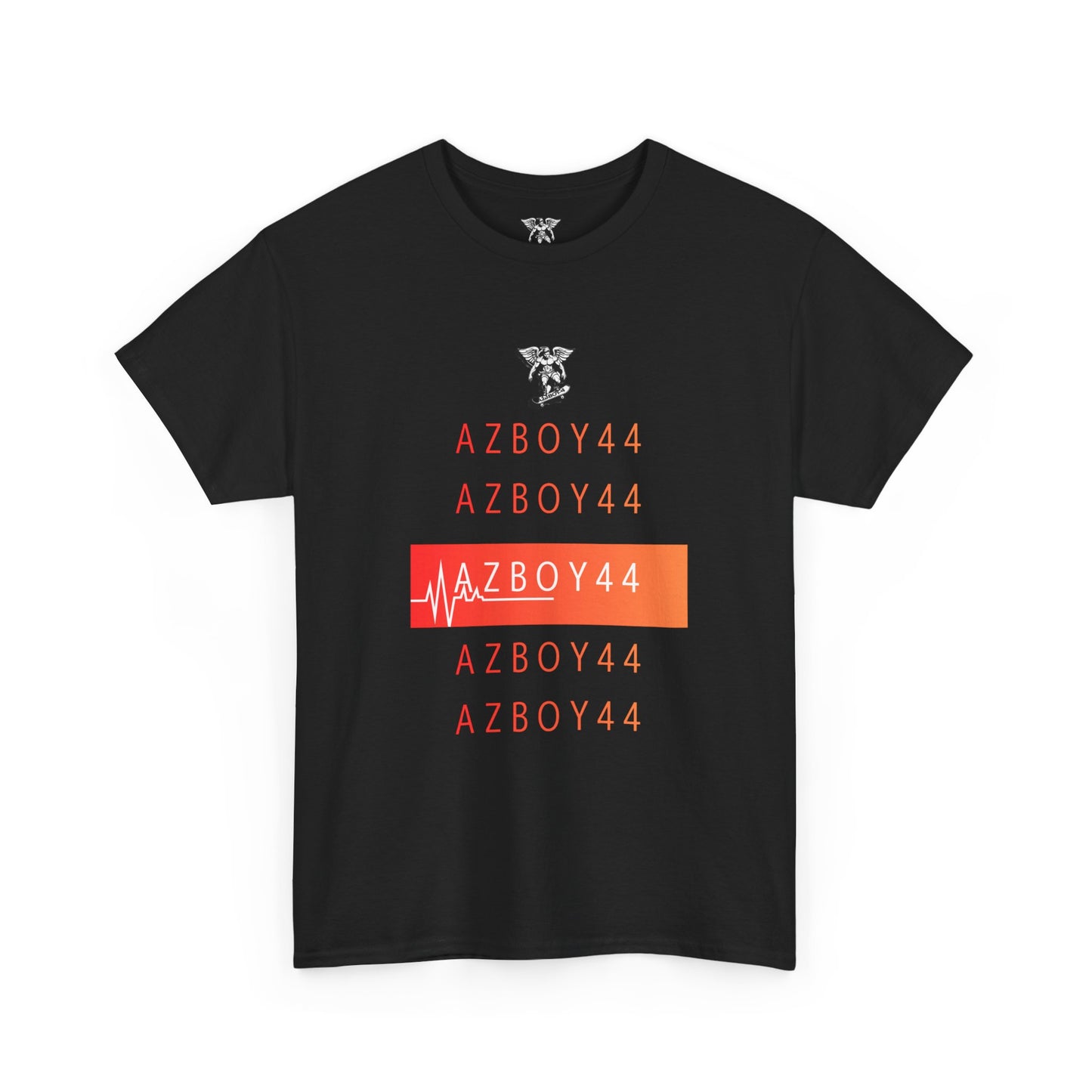 AZBOY44 Graphic Tee — Red Logo T-Shirt