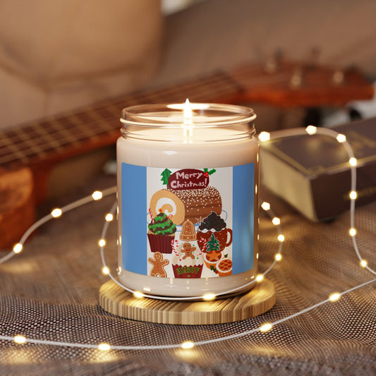 Christmas cookies candy (Scented Soy Candle, 9oz)