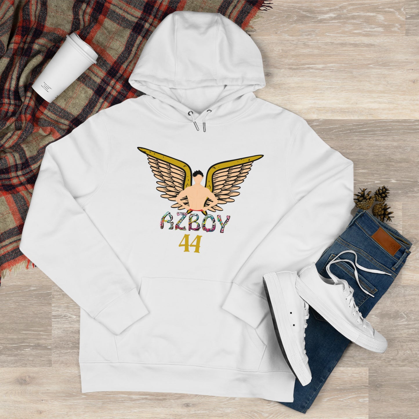 Angel Hooded Sweatshirt - AZBOY44 Design