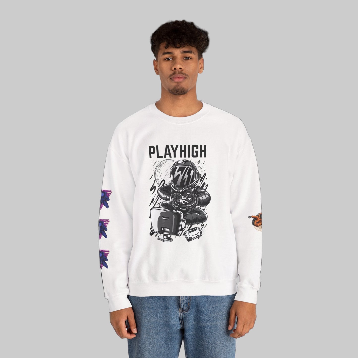 Graphic Crewneck Sweatshirt for Trendy Vibes