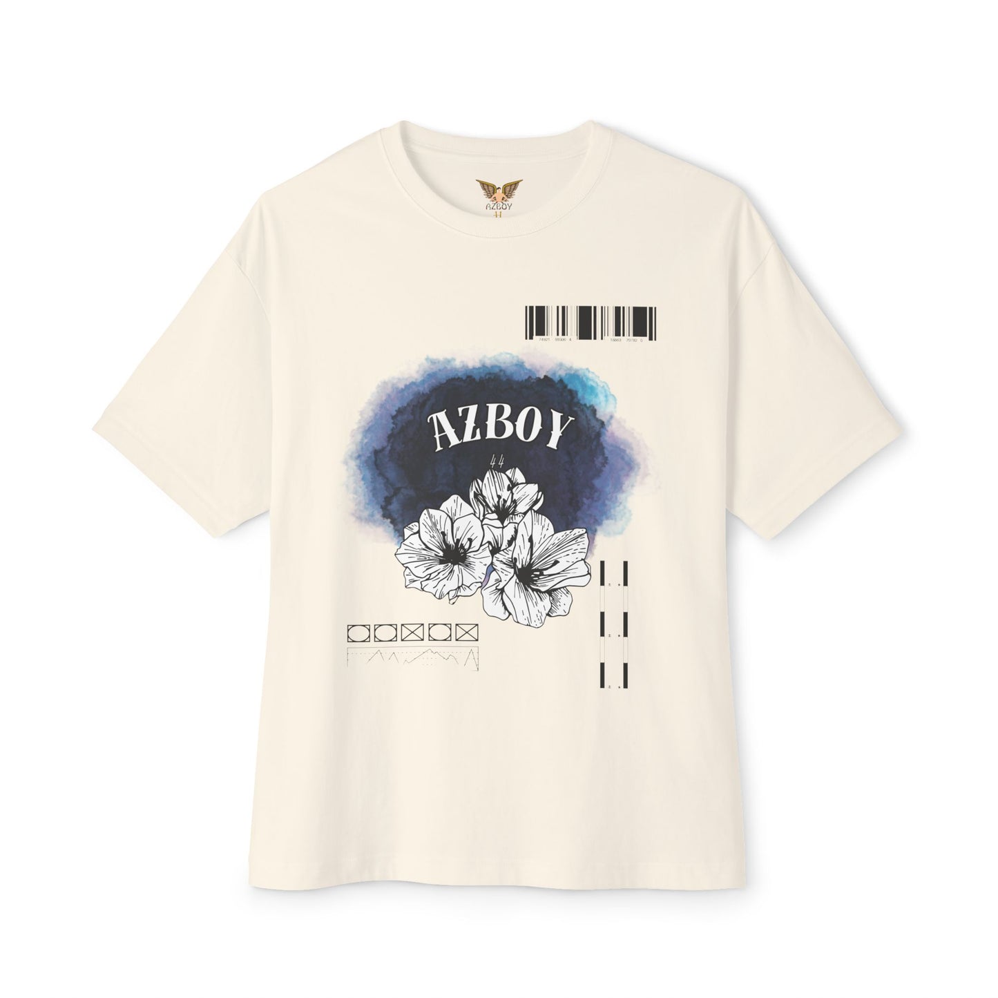 Botanical Floral Graphic Oversized Tee