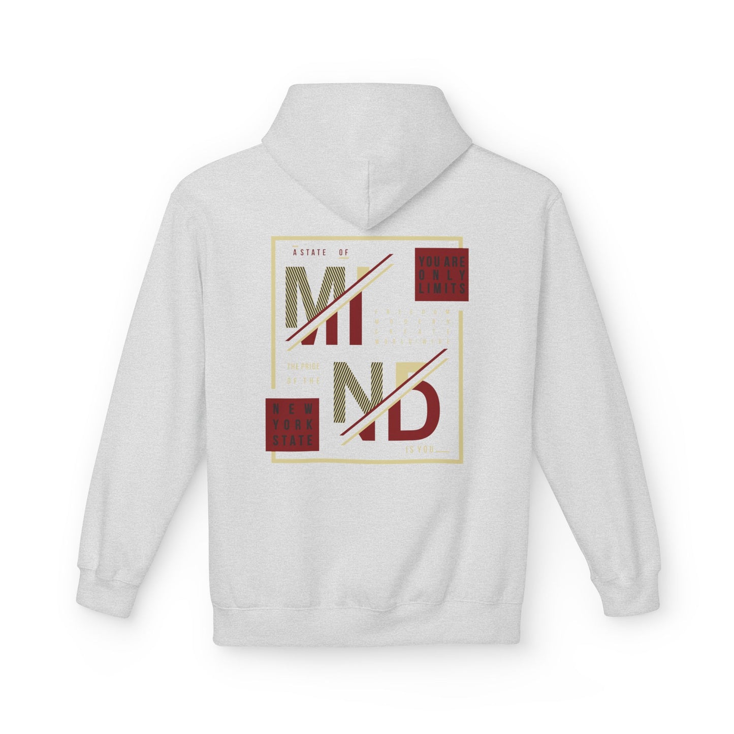 Graphic Fleece Hoodie - Mindset Motivational Streetwear