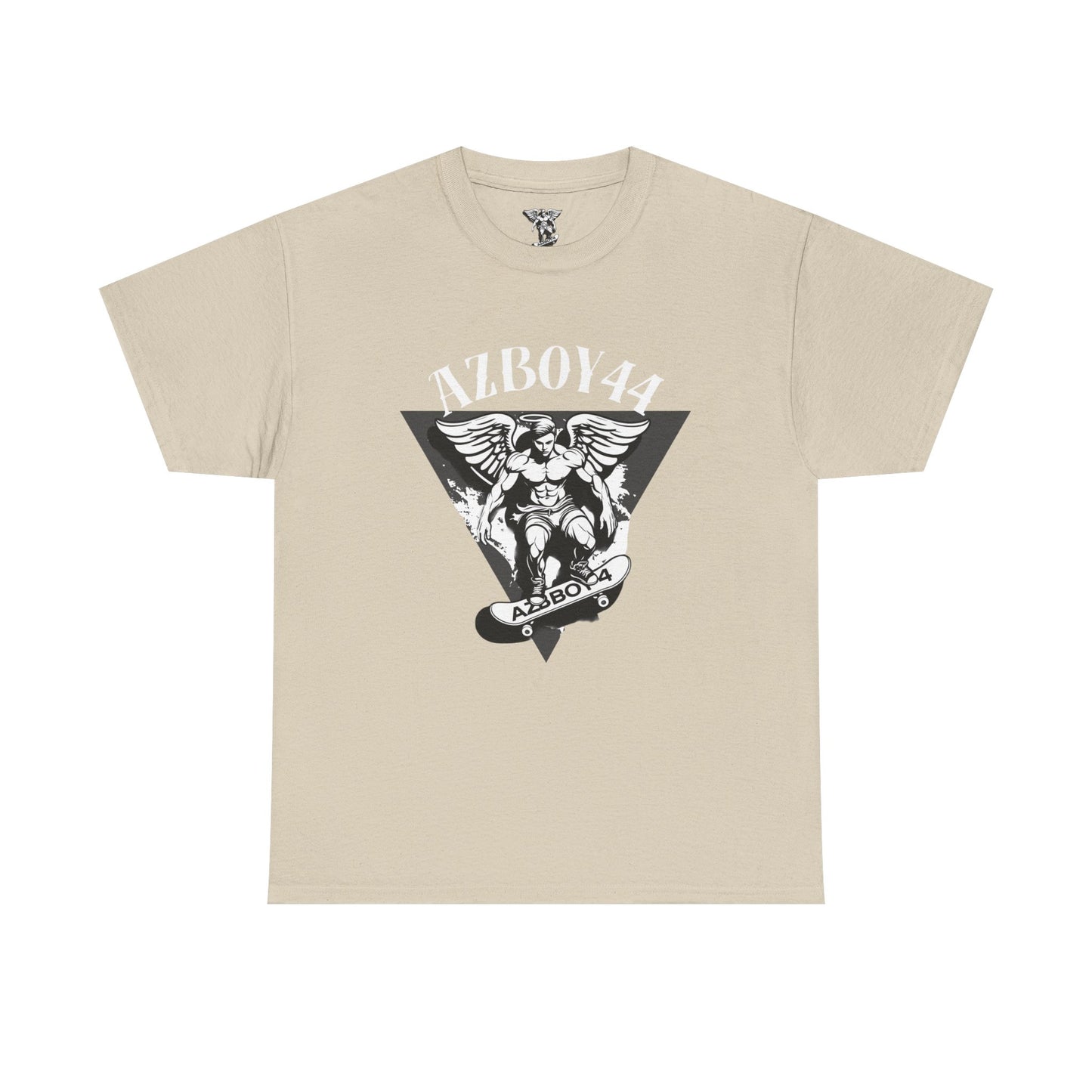 Angel Skateboard Graphic Tee — AZBOY44 Vintage Skate Shirt