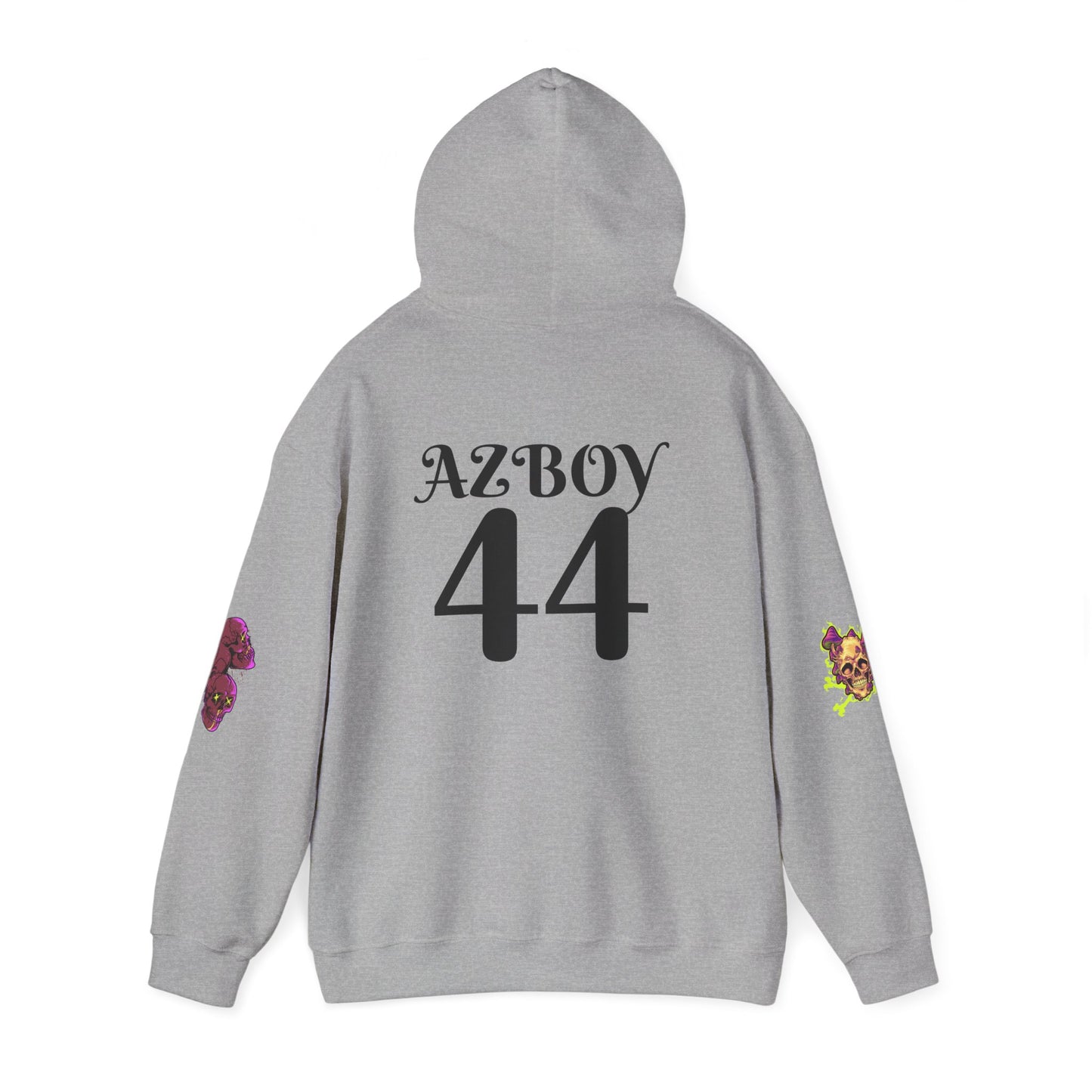 Floral Unisex Hooded Sweatshirt - Artistic Streetwear Gift for Him/Her
