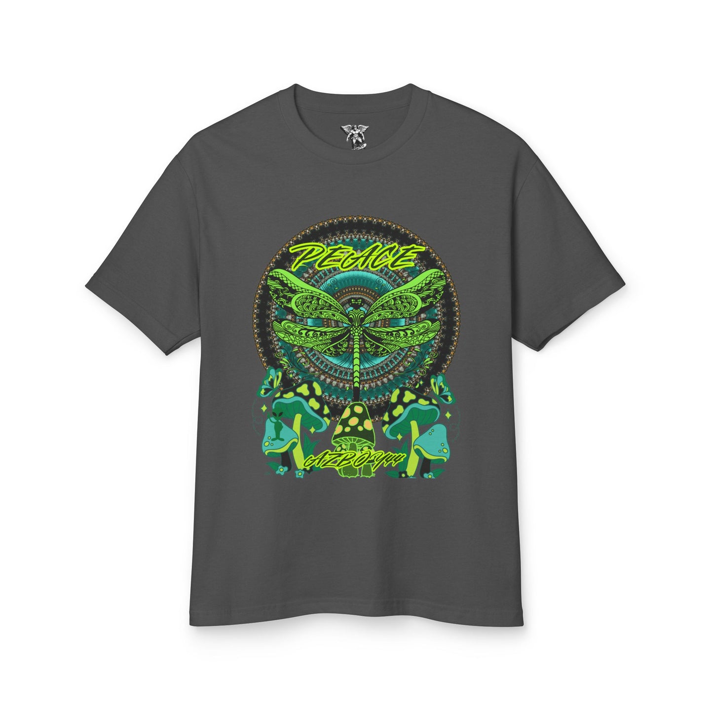 Peace Butterfly Heavyweight Tee — Eco-Friendly Graphic Tee