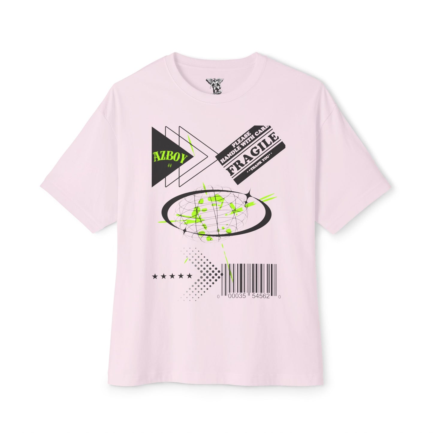 AZBOY Retro Graphic T-Shirt — Unisex Boxy Tee