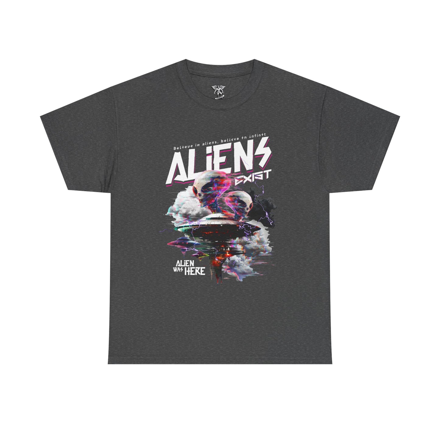 Alien Skull Retro Vaporwave T-Shirt