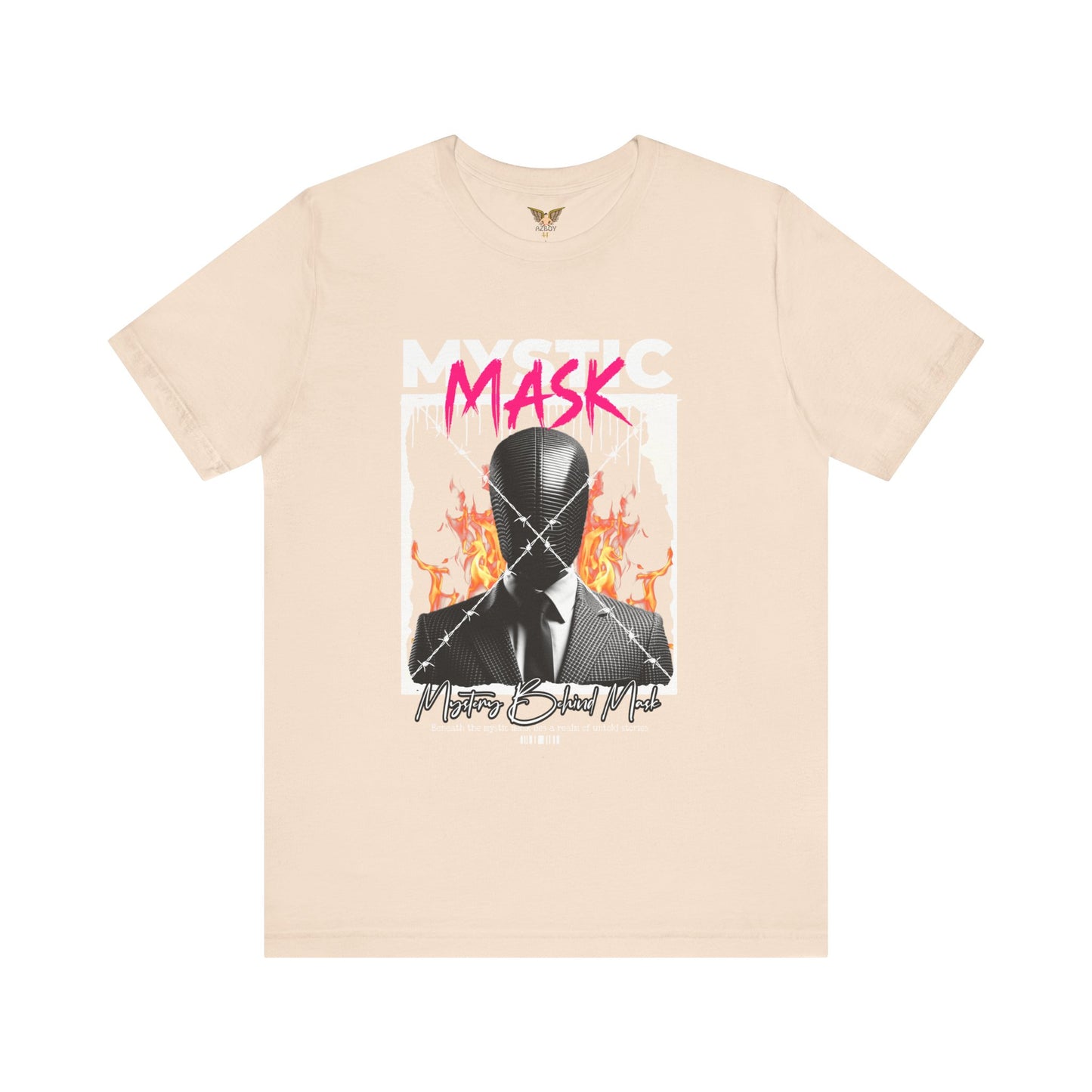Unisex Graphic Tee with 'MASK' Design - Perfect for Halloween and Movie Nights