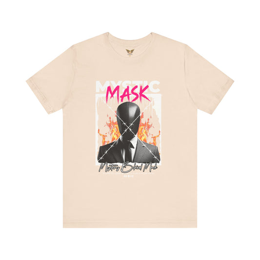 Unisex Graphic Tee with 'MASK' Design - Perfect for Halloween and Movie Nights