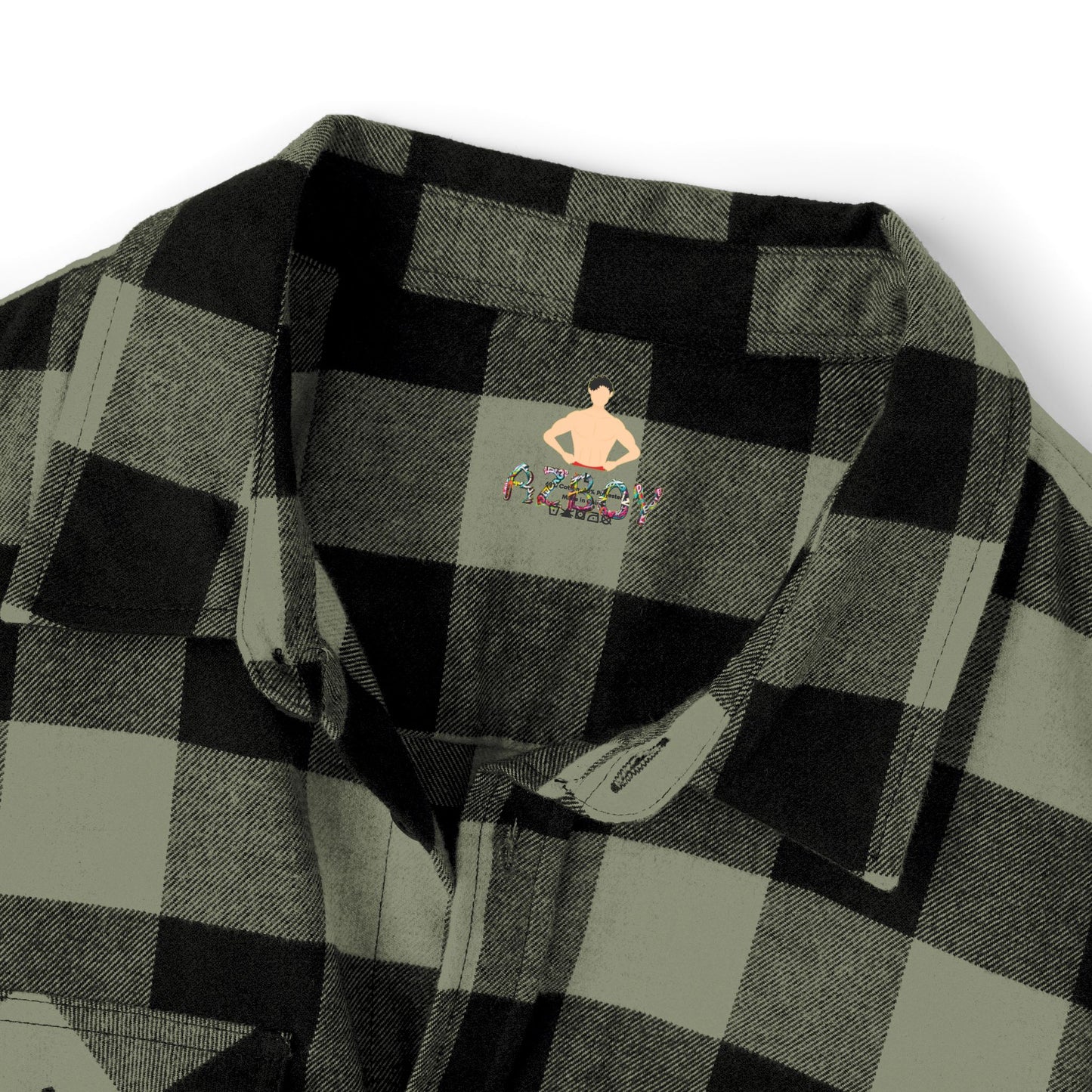 Flannel Shirt with AZBOY44 Design