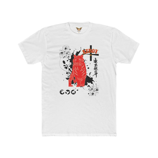 Graphic Tee - Japanese-Inspired Artistic AZBOY Cotton Crew Shirt